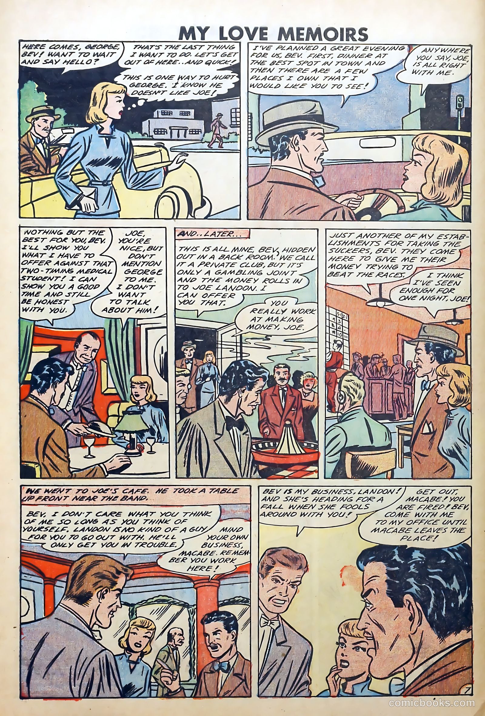 My Love Memoirs #9 (1949) — page 8 of 36
