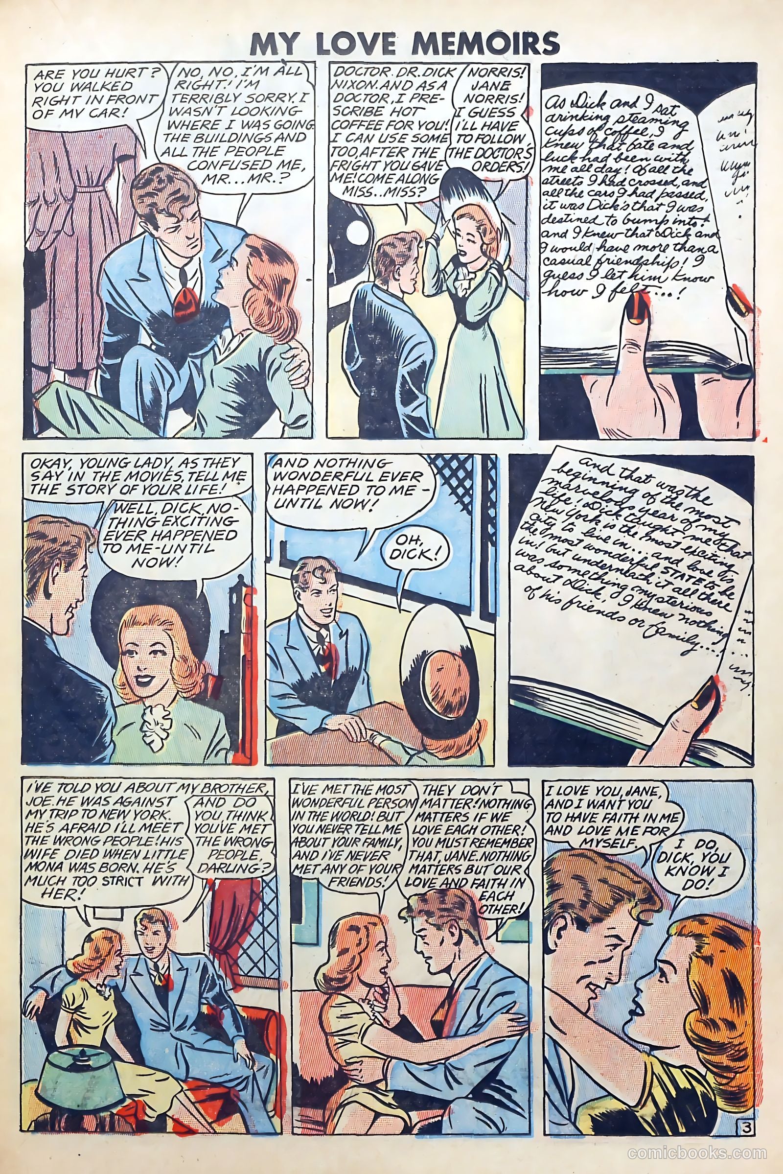 My Love Memoirs #9 (1949) — page 13 of 36