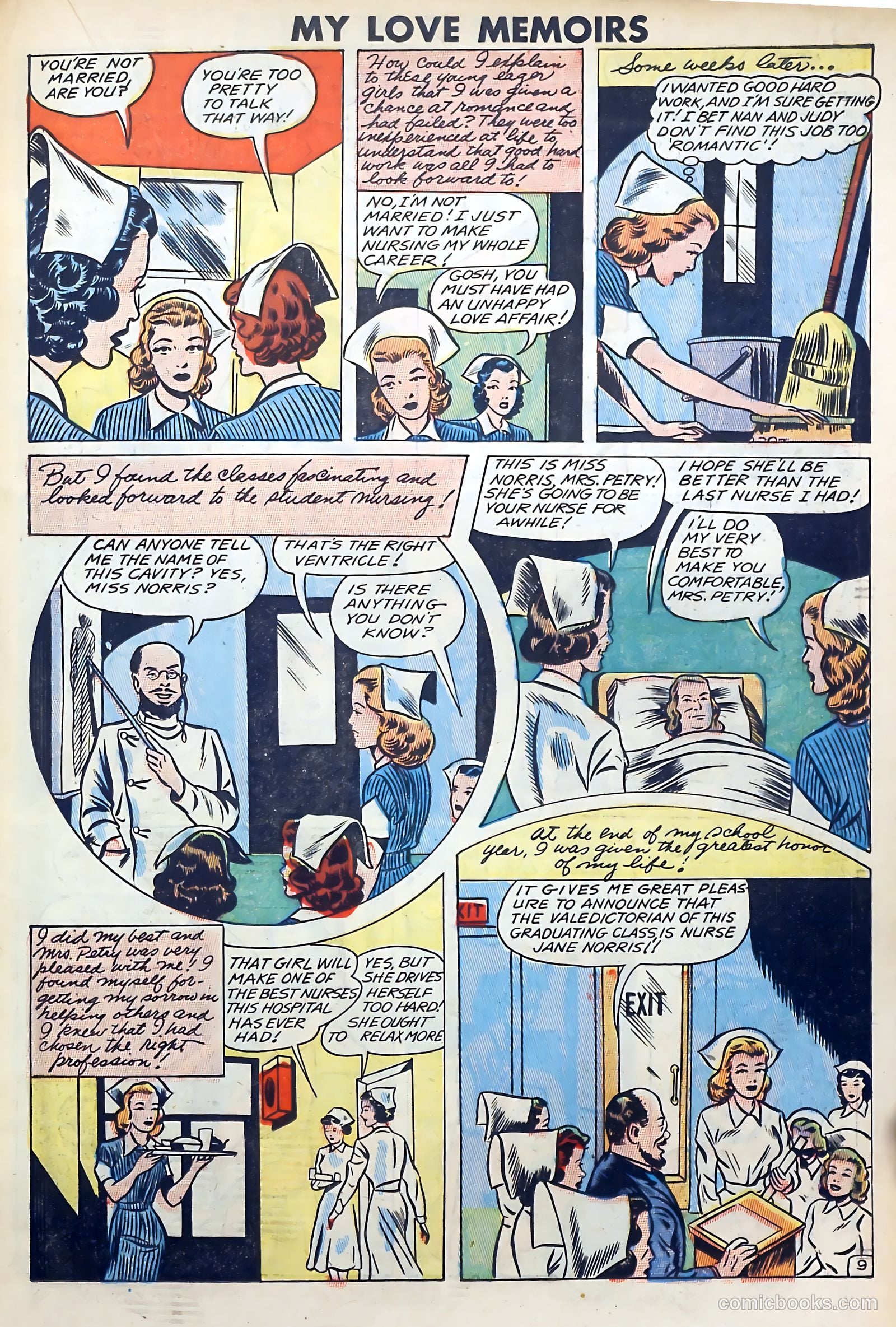 My Love Memoirs #9 (1949) — page 19 of 36