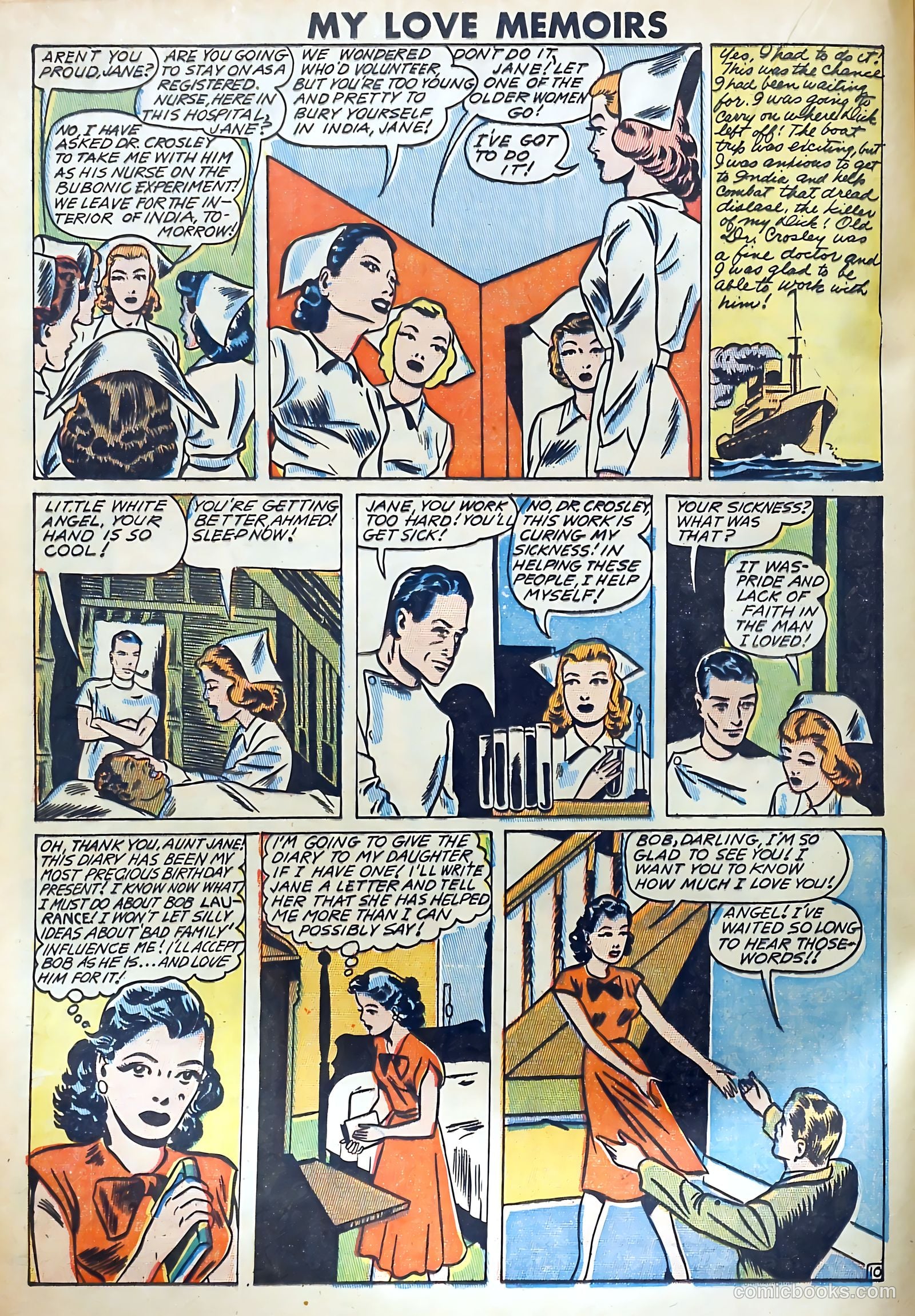 My Love Memoirs #9 (1949) — page 20 of 36