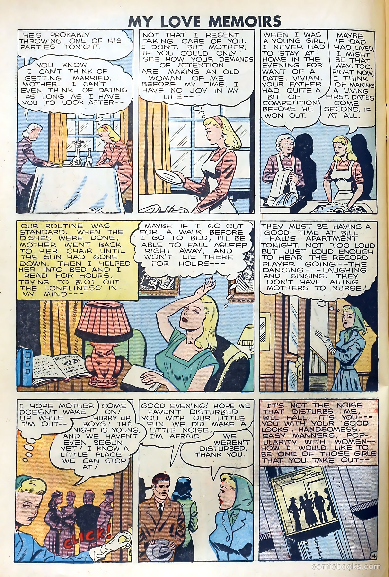 My Love Memoirs #9 (1949) — page 26 of 36