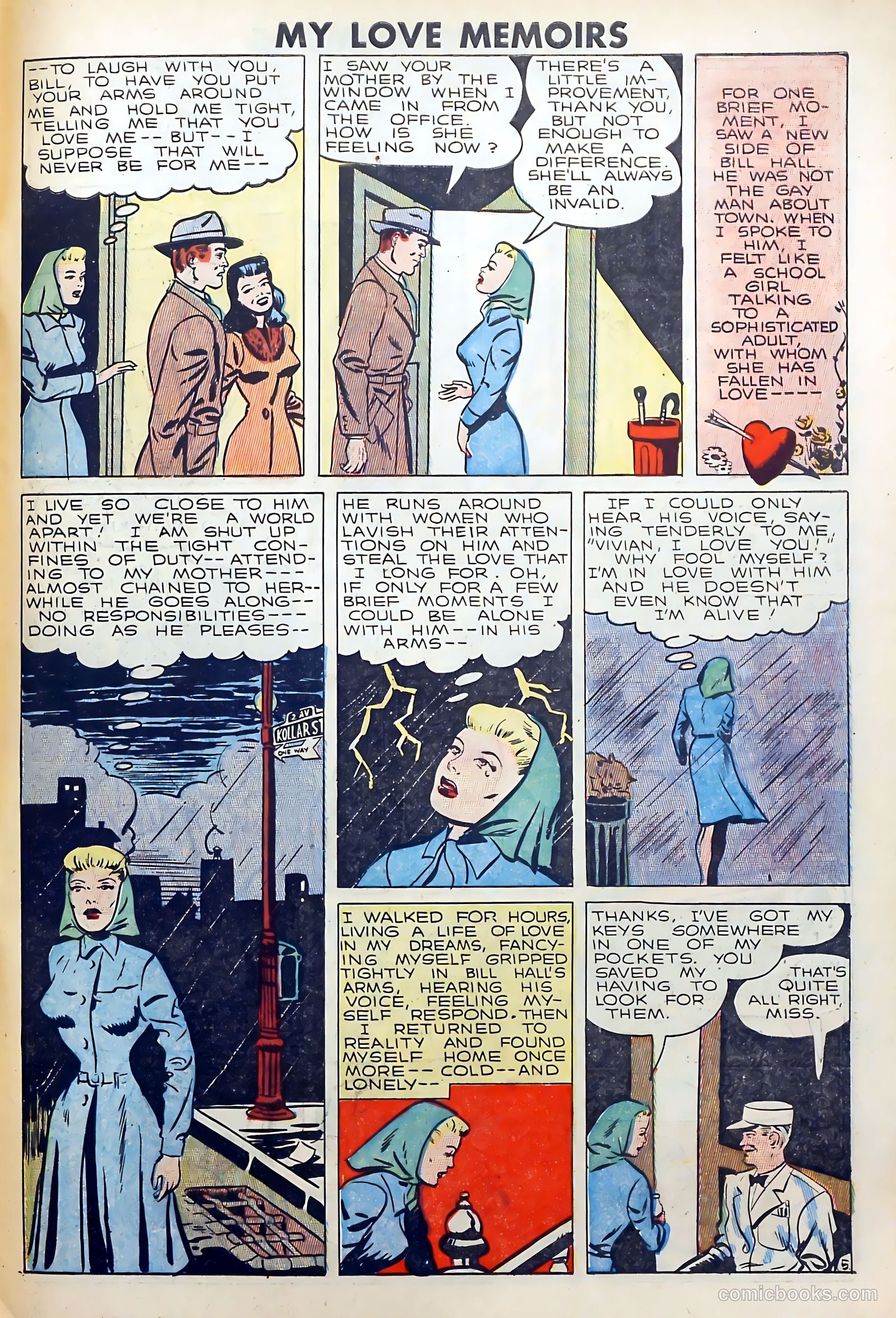 My Love Memoirs #9 (1949) — page 27 of 36