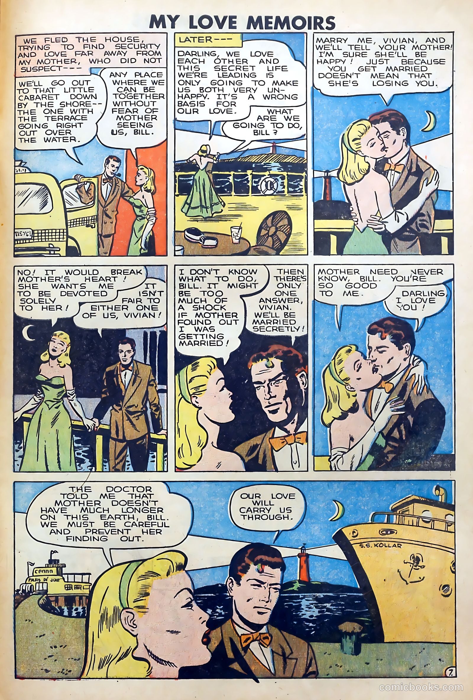 My Love Memoirs #9 (1949) — page 29 of 36