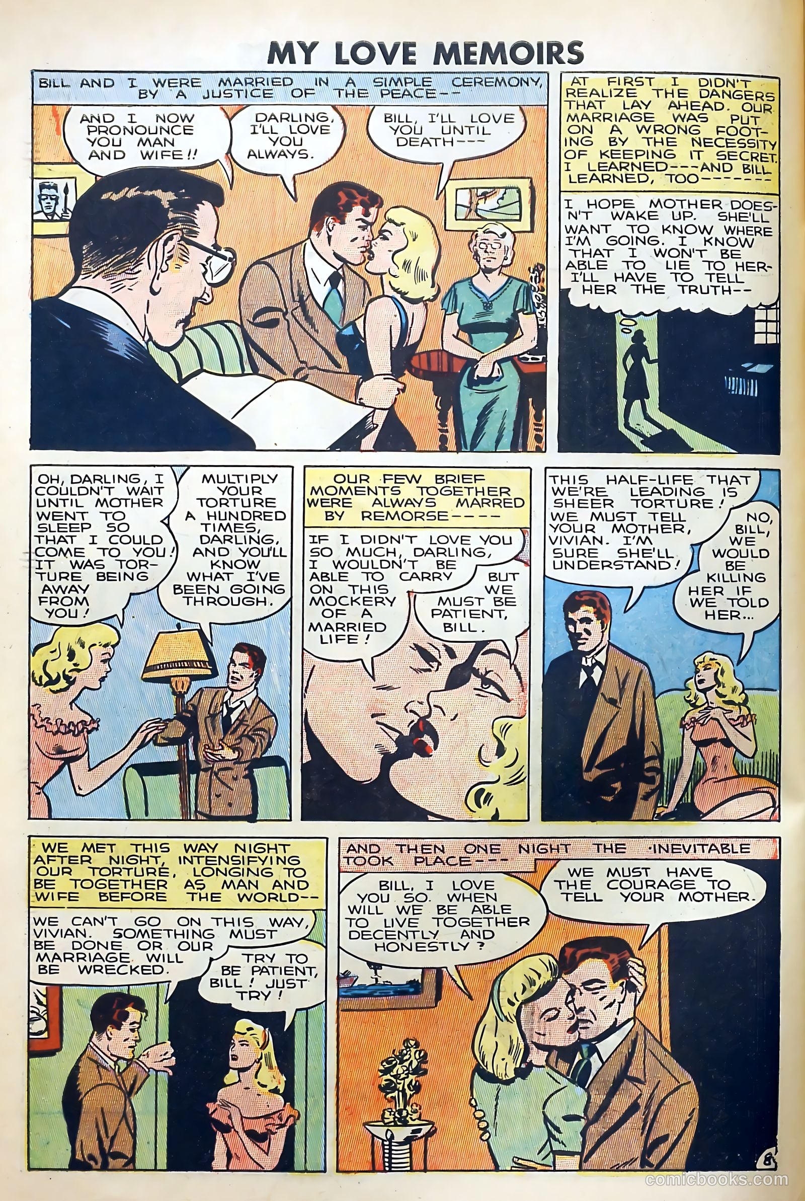 My Love Memoirs #9 (1949) — page 30 of 36