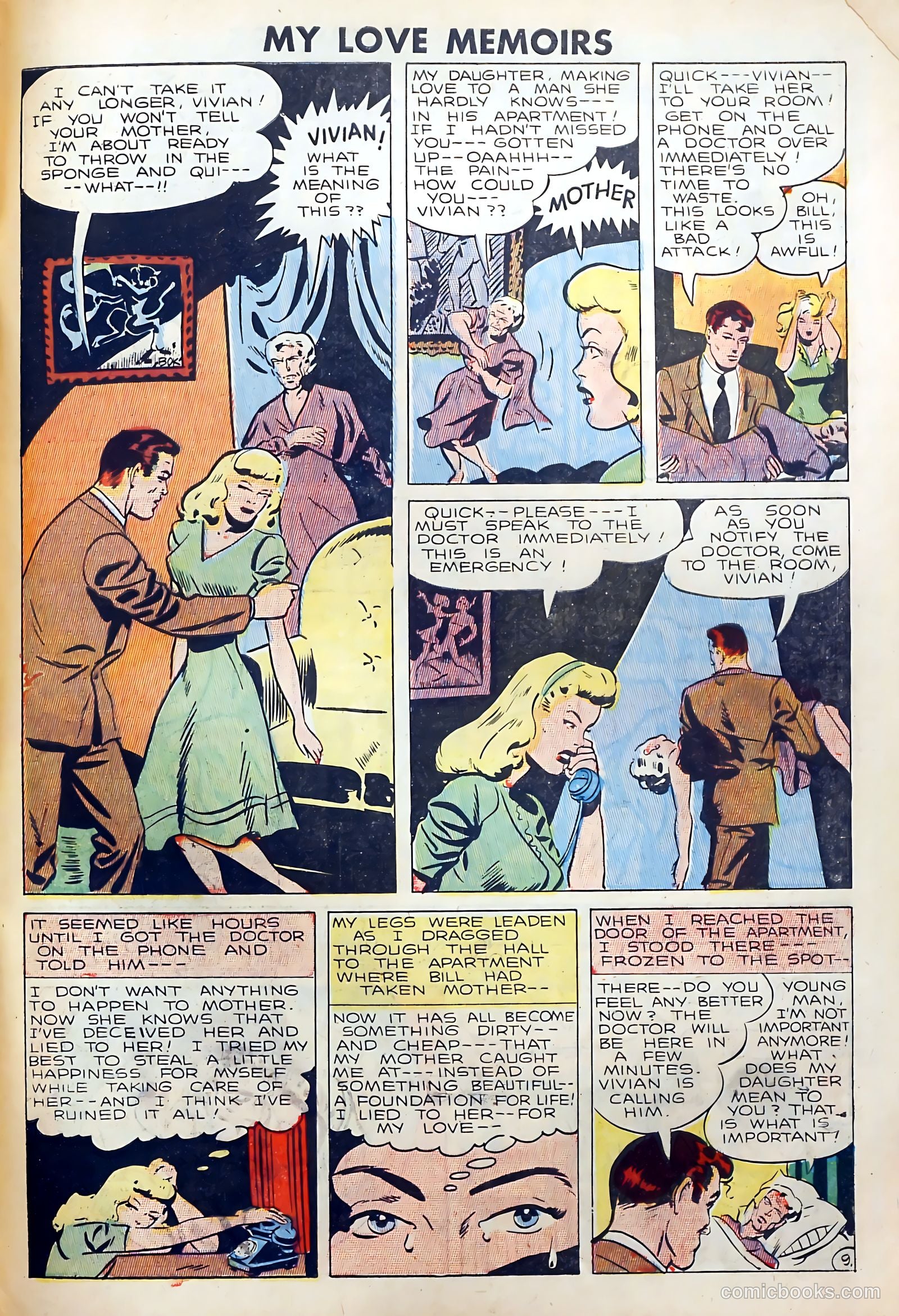 My Love Memoirs #9 (1949) — page 31 of 36