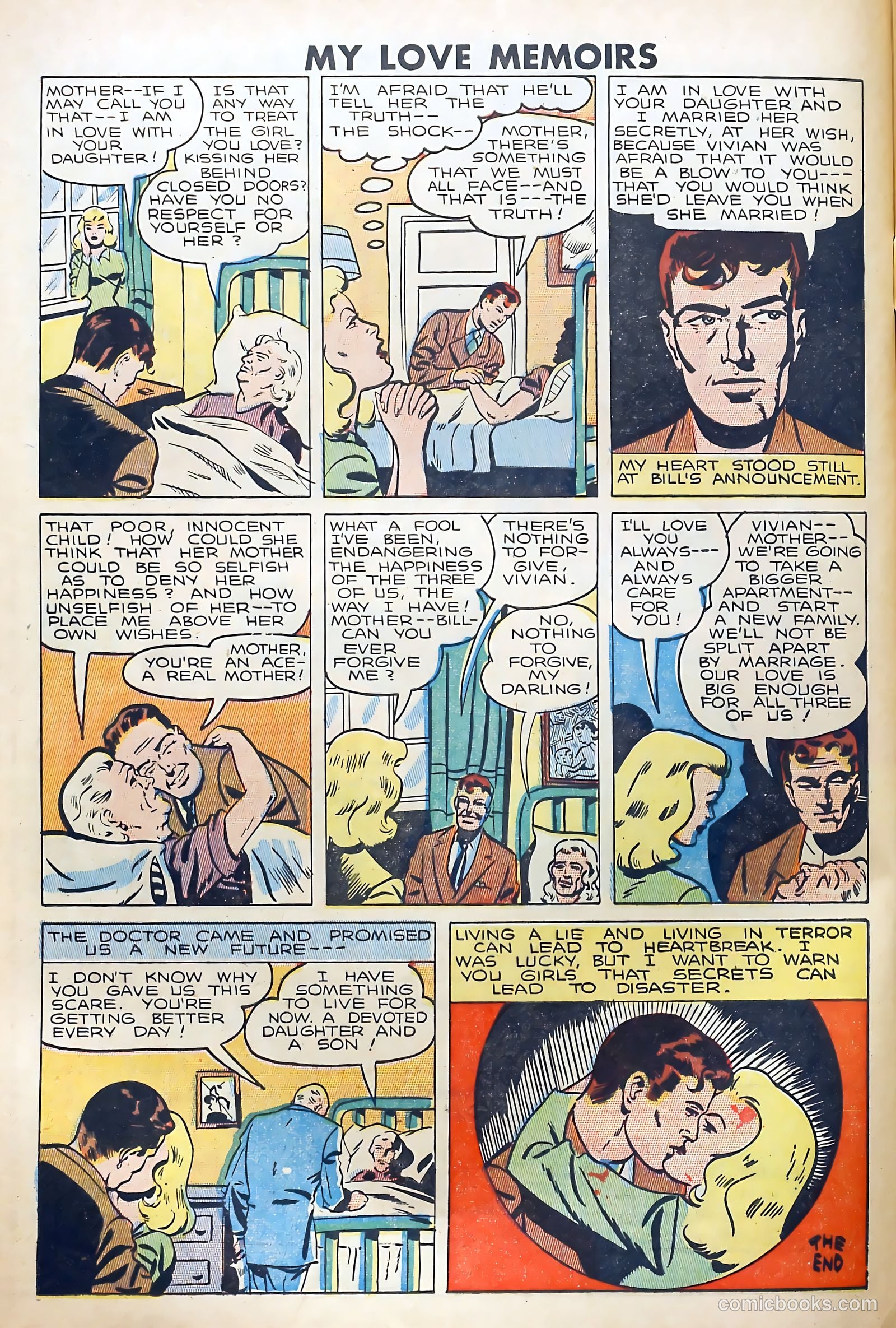 My Love Memoirs #9 (1949) — page 32 of 36