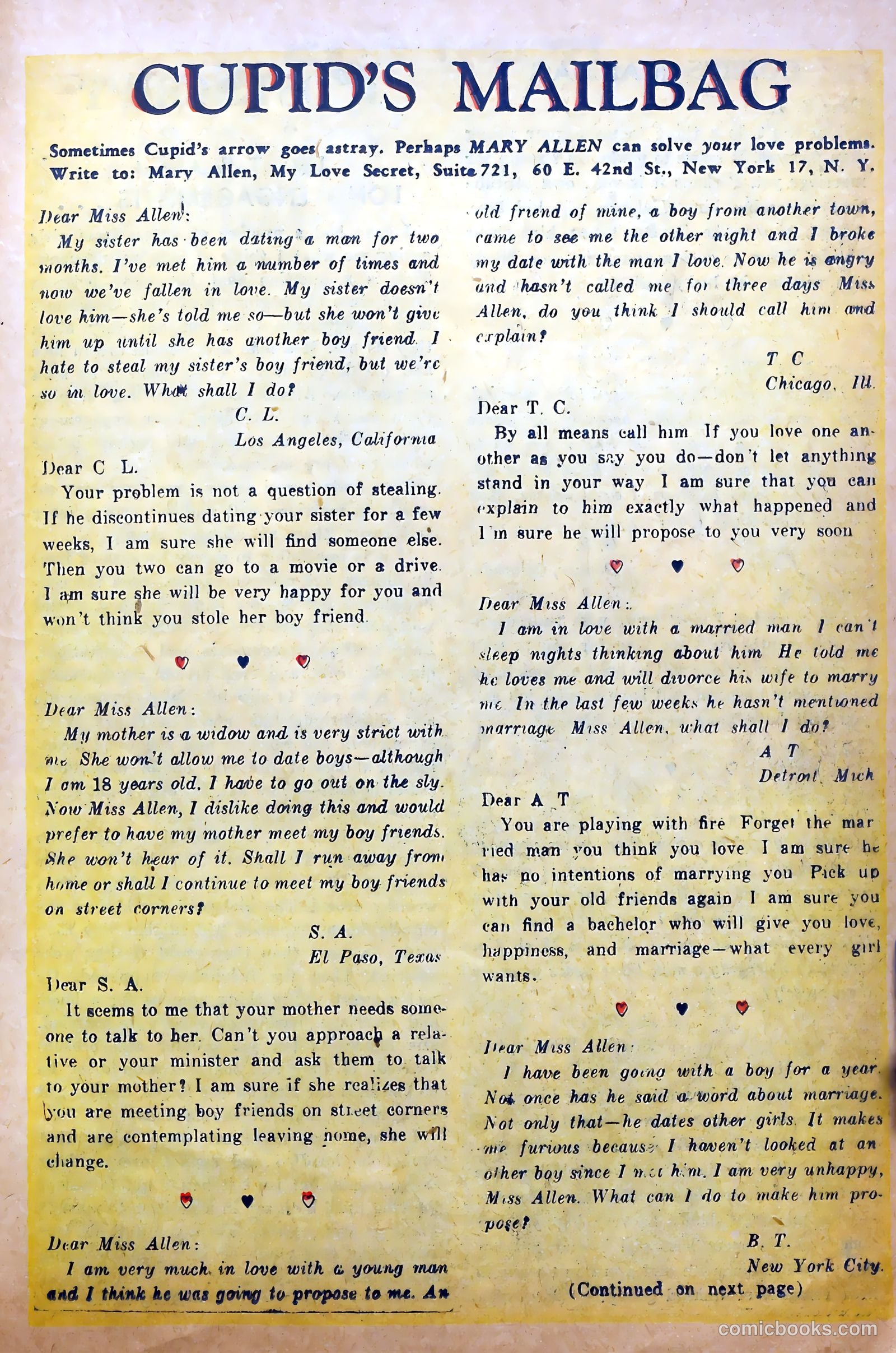 My Love Secret #25 (1949) — page 21 of 36