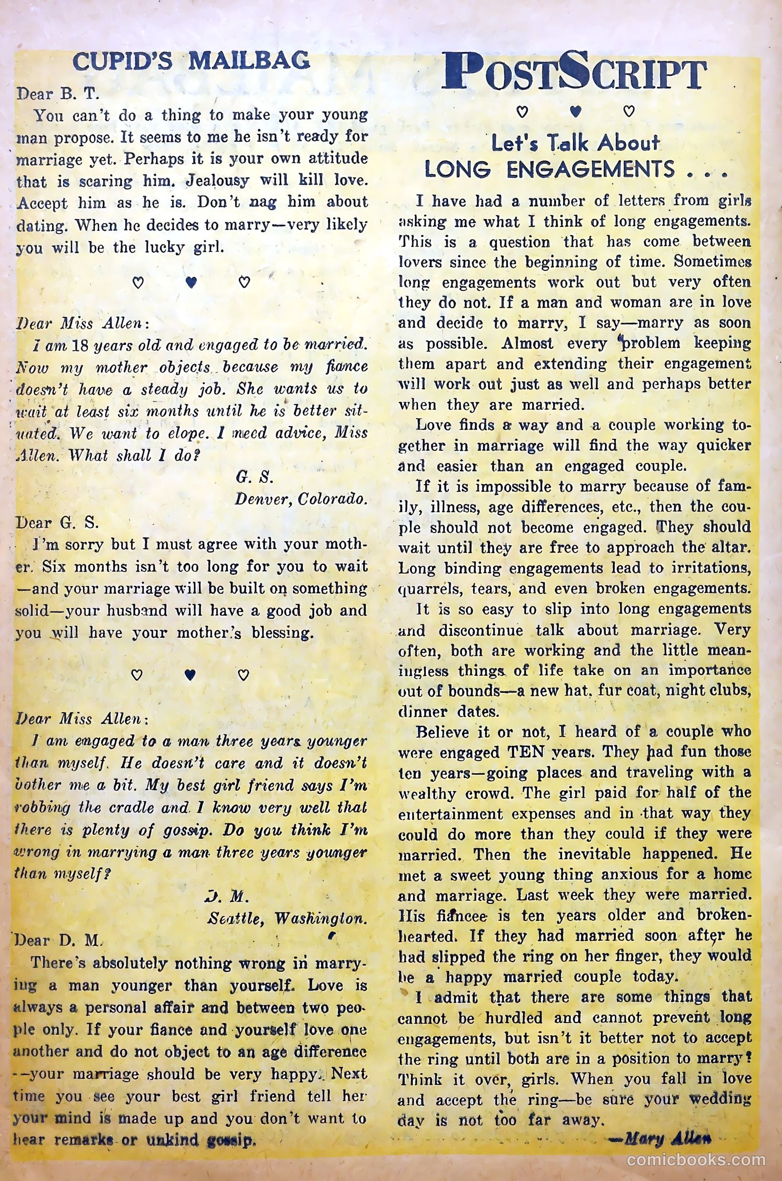 My Love Secret #25 (1949) — page 22 of 36