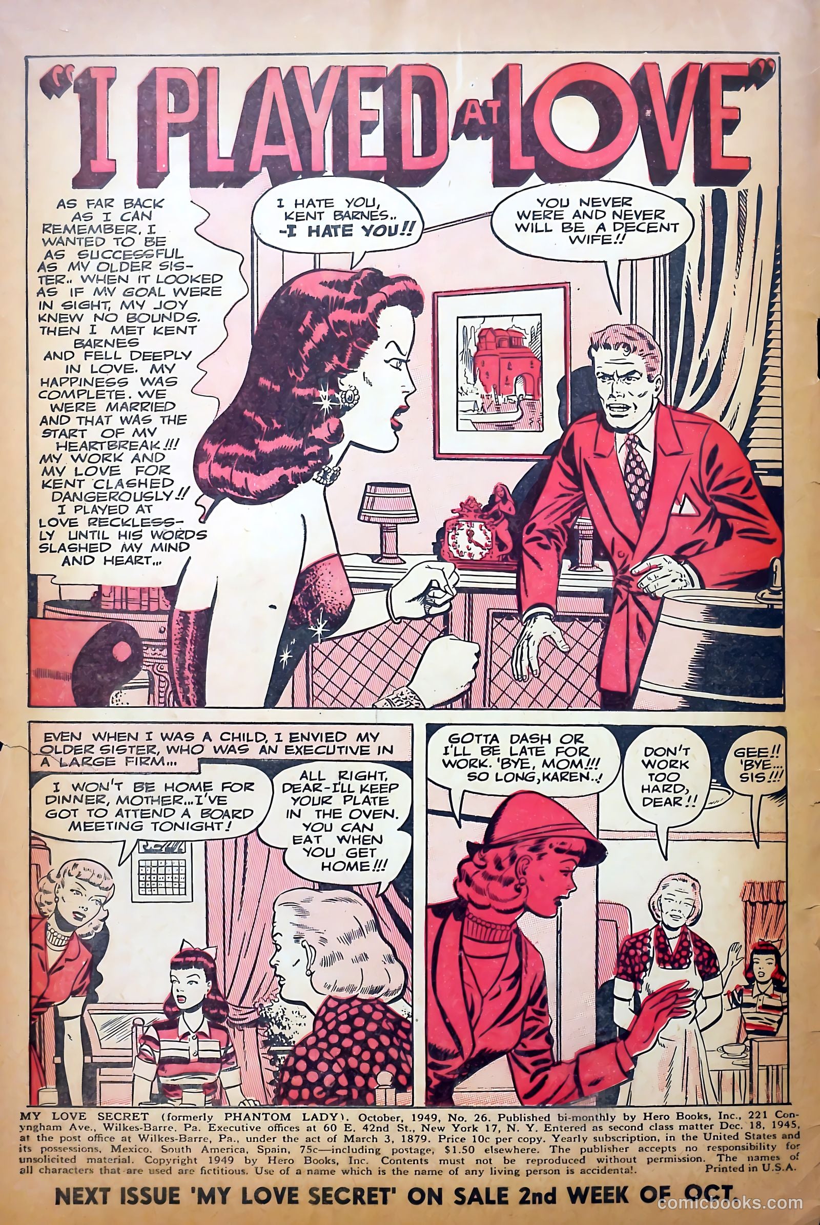 My Love Secret #26 (1949) — page 2 of 36