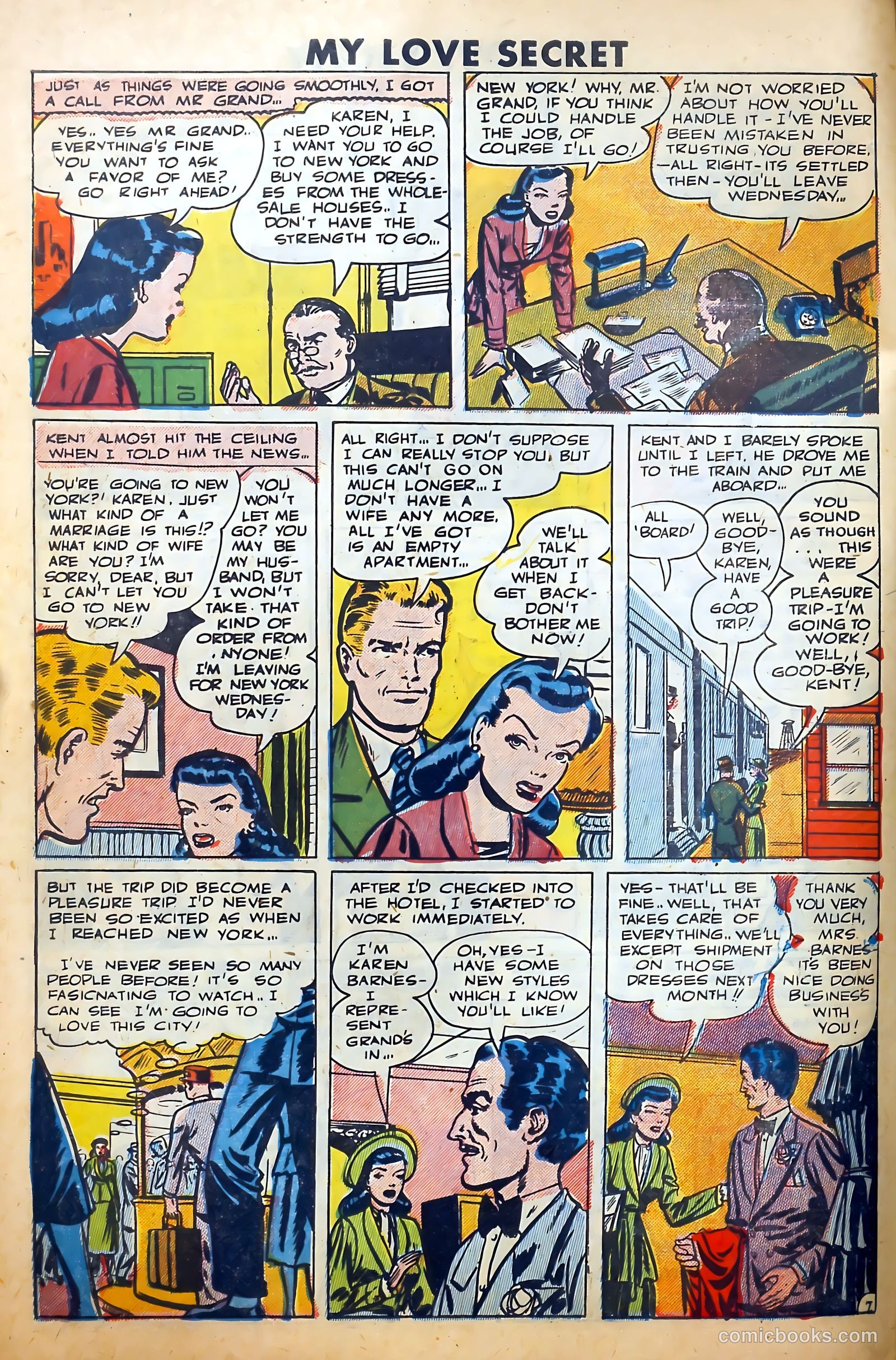 My Love Secret #26 (1949) — page 8 of 36