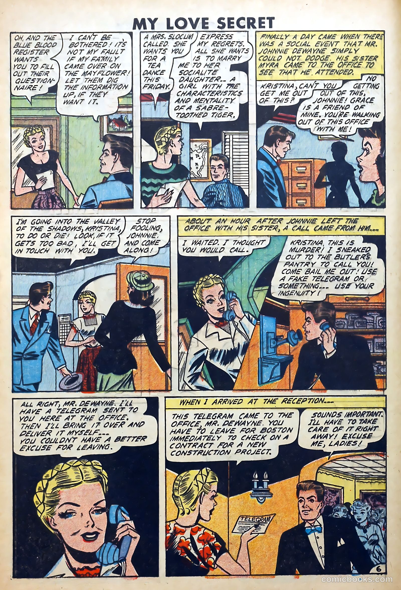 My Love Secret #29 (1950) — page 28 of 36