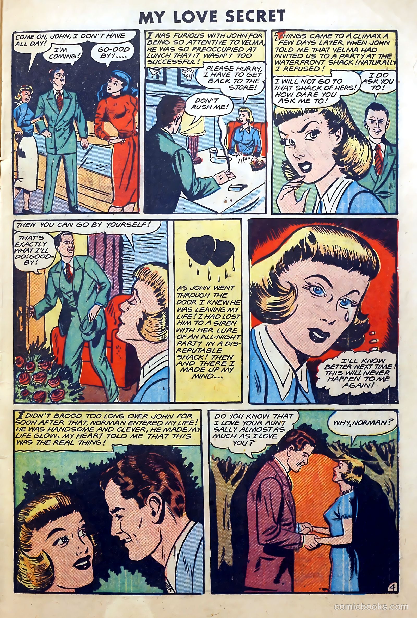 My Love Secret #30 (1950) — page 15 of 36