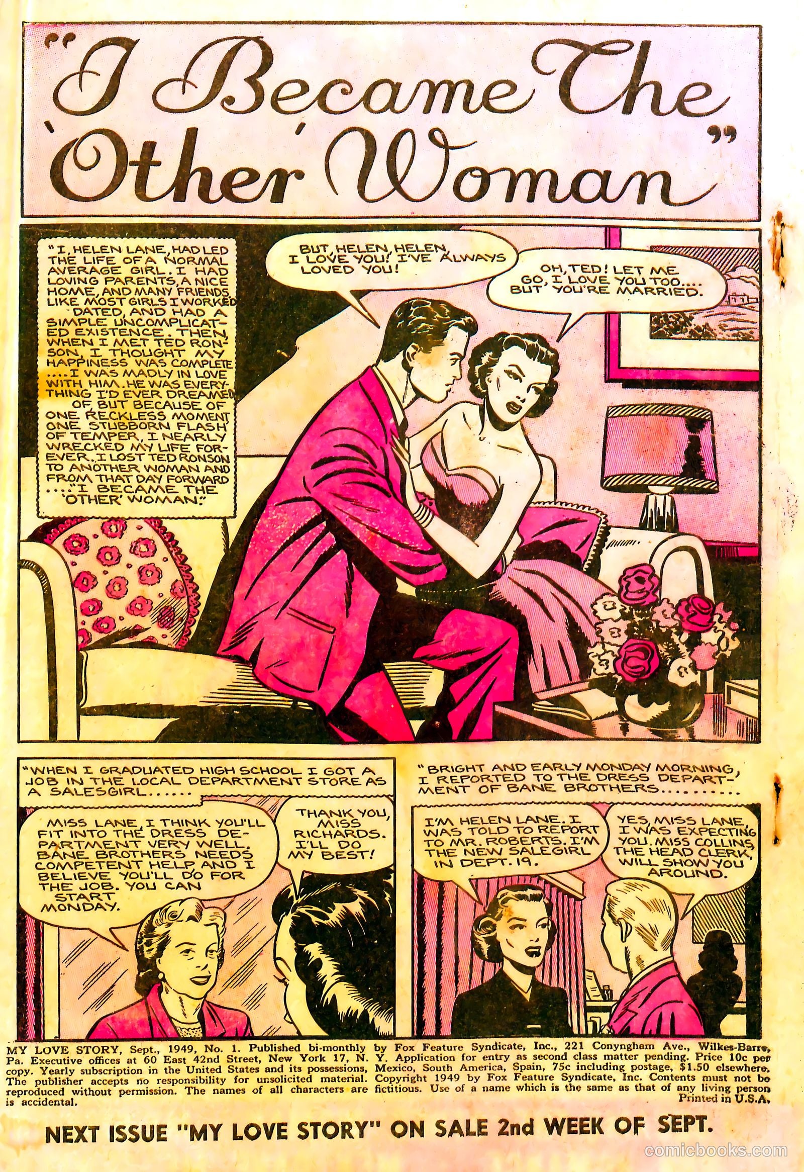 My Love Story #1 (1949) — page 2 of 36