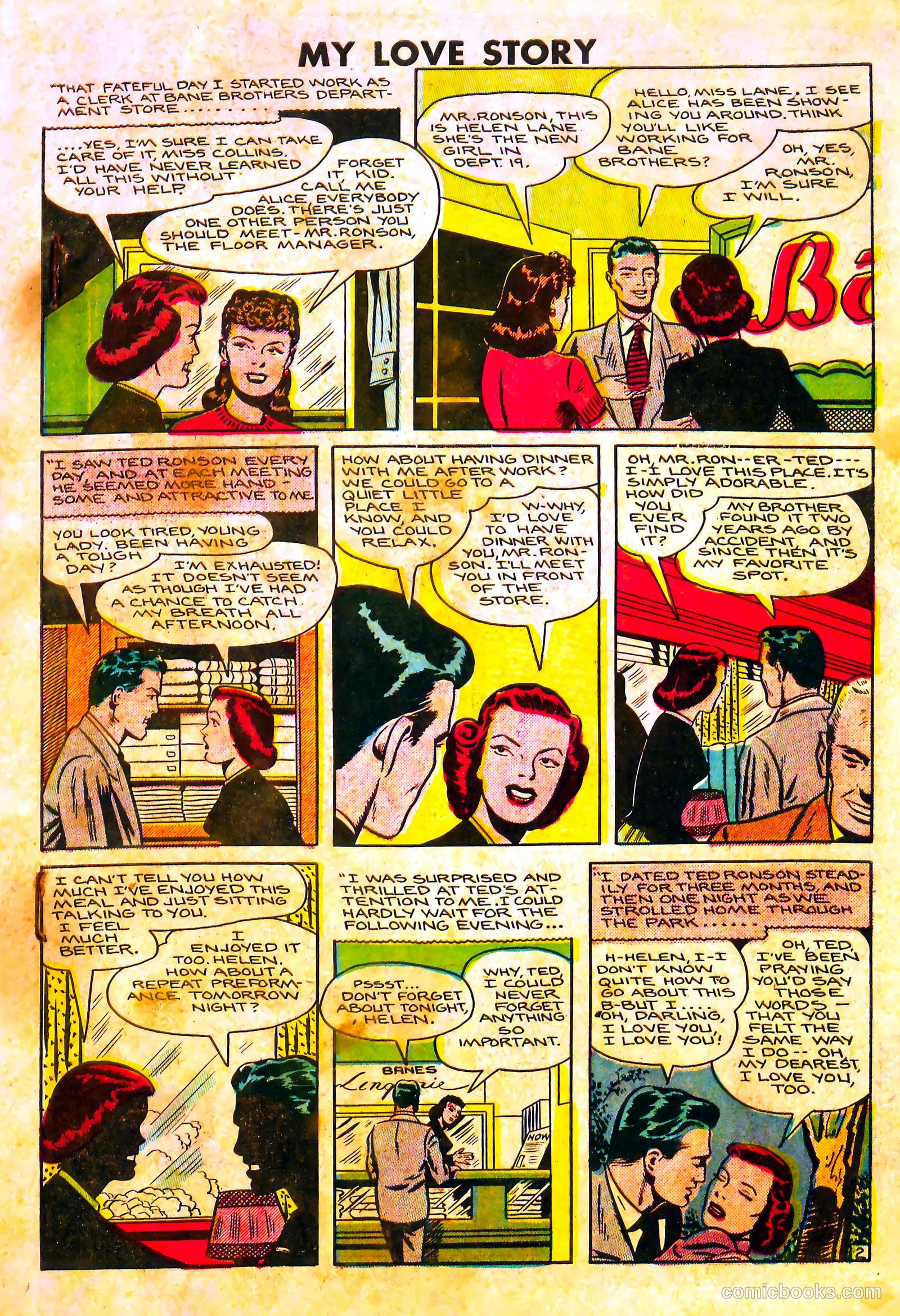 My Love Story #1 (1949) — page 3 of 36