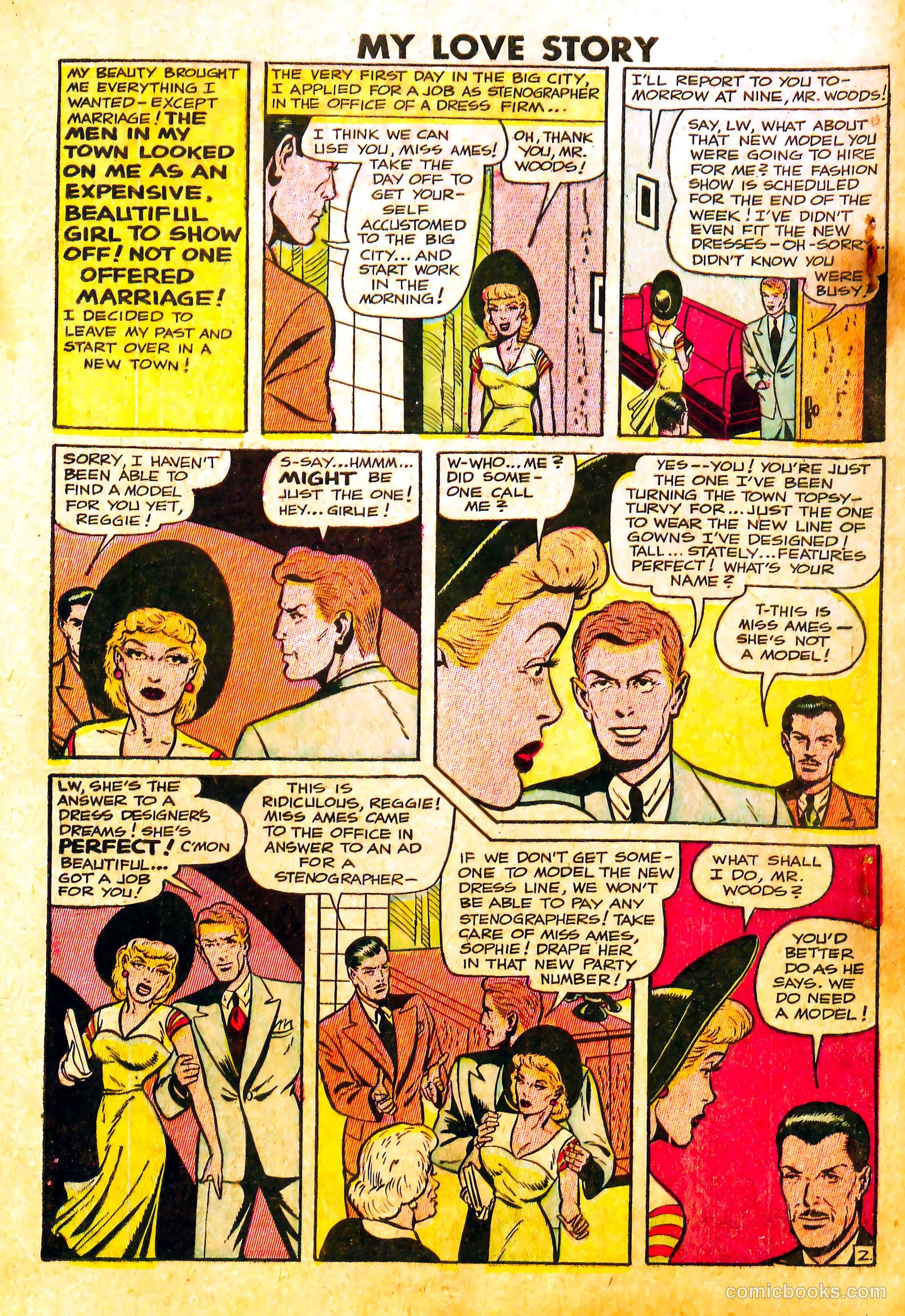 My Love Story #1 (1949) — page 12 of 36