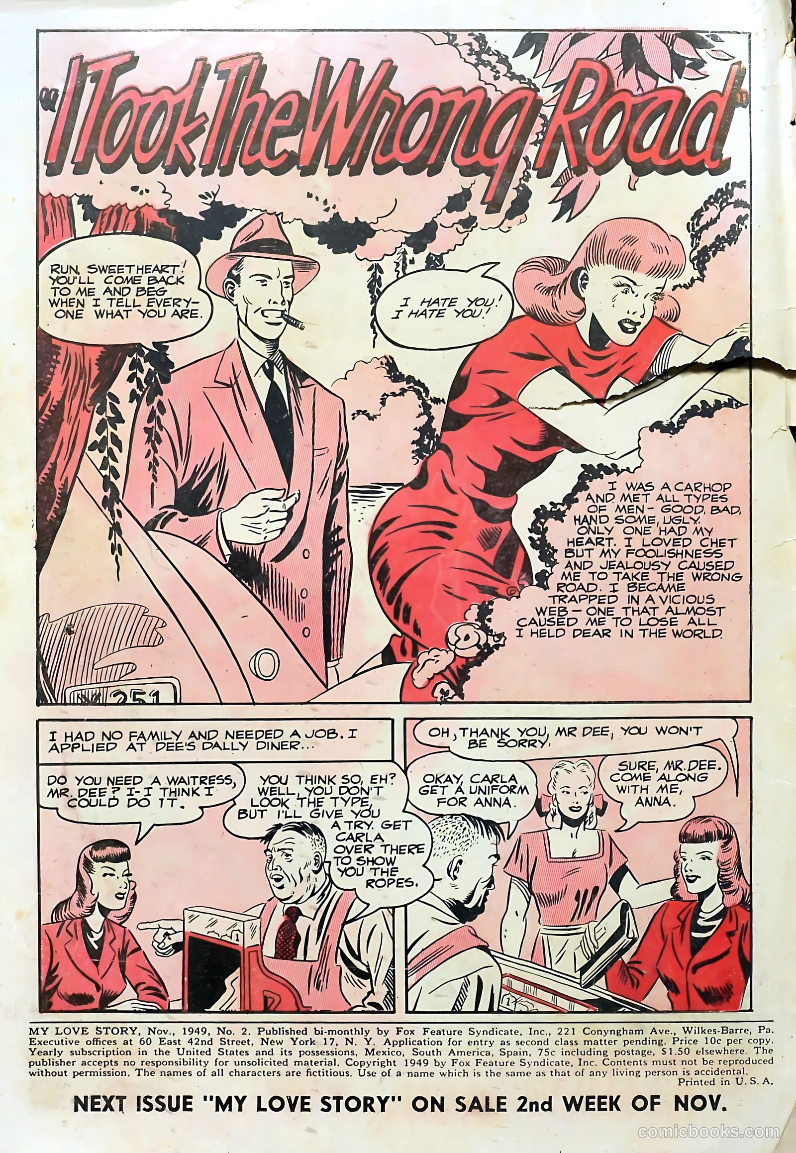 My Love Story #2 (1949) — page 2 of 36