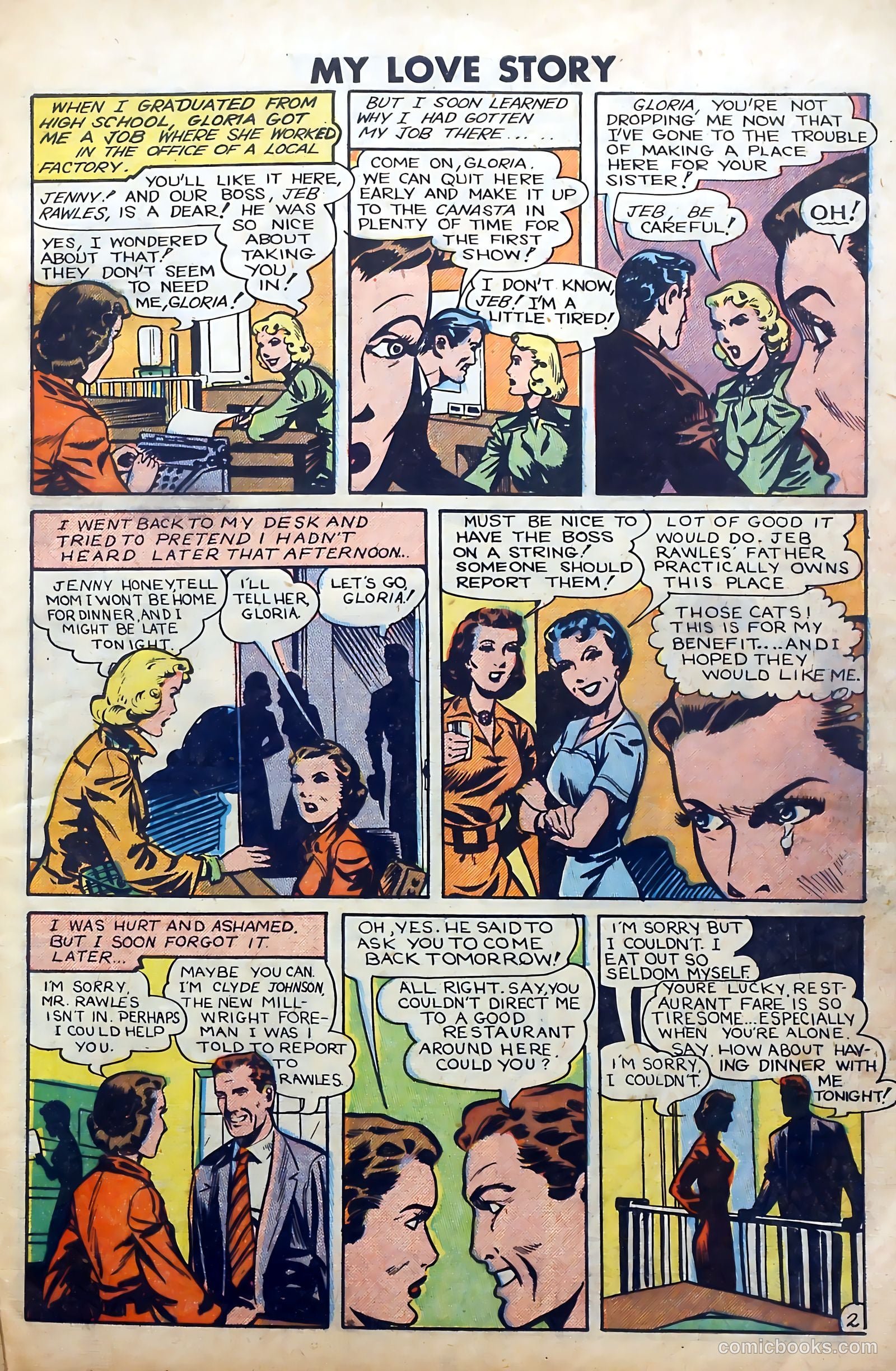 My Love Story #4 (1950) — page 3 of 36