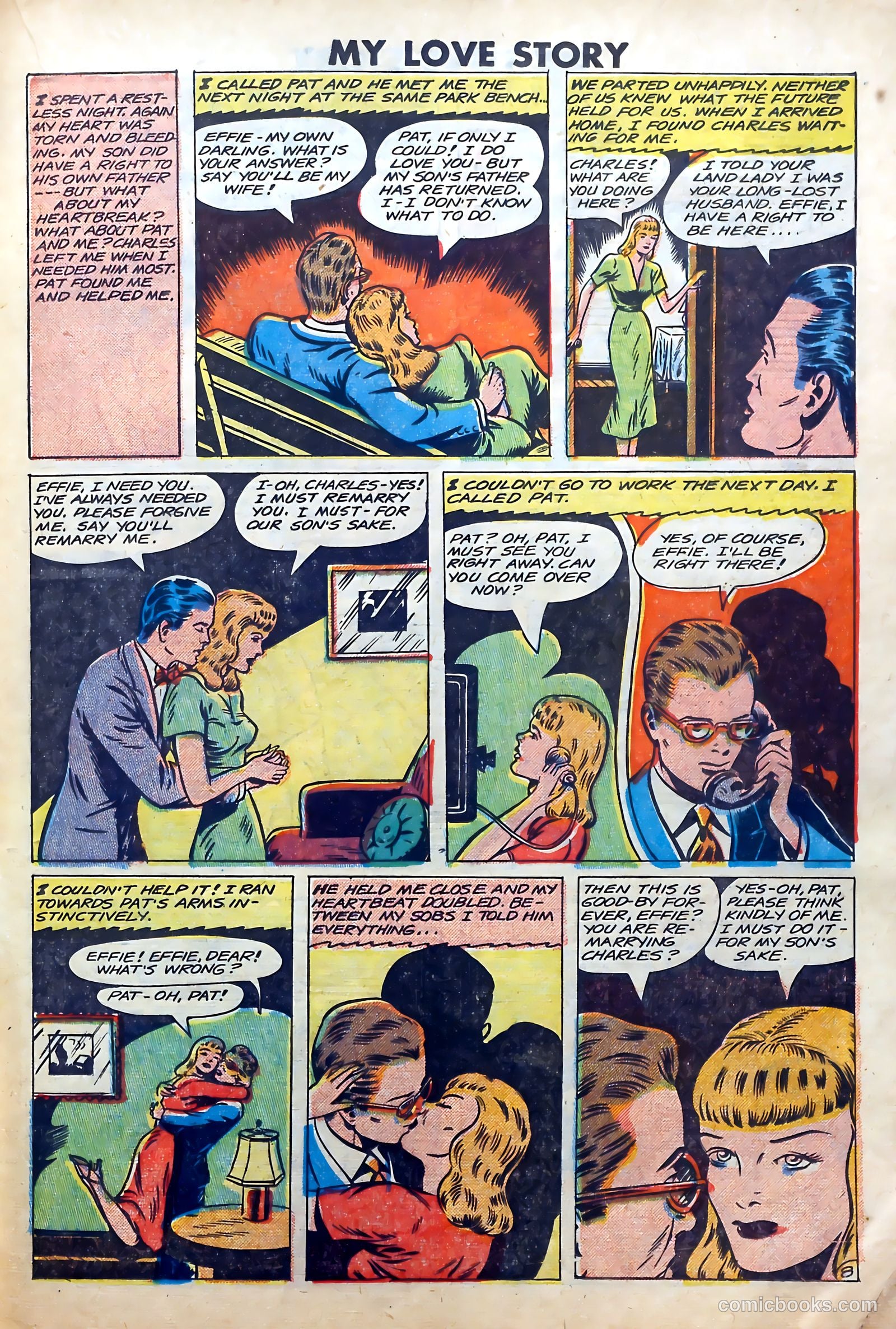 My Love Story #4 (1950) — page 19 of 36