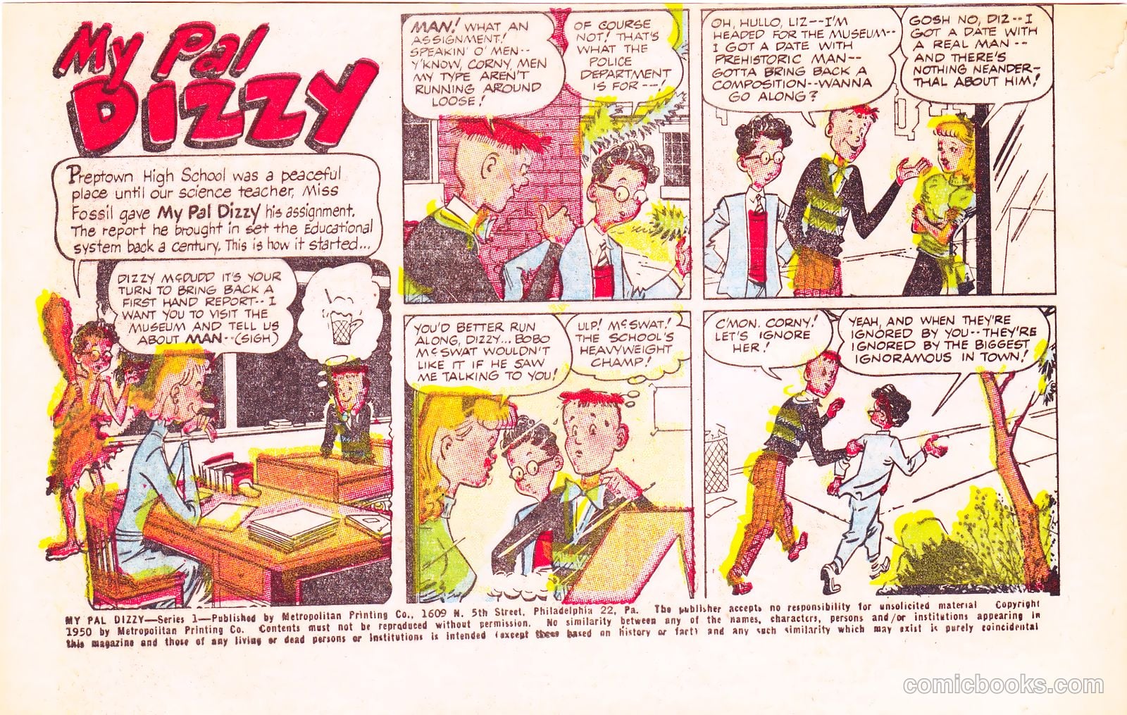 My Pal Dizzy #1 (1950) — page 2 of 16