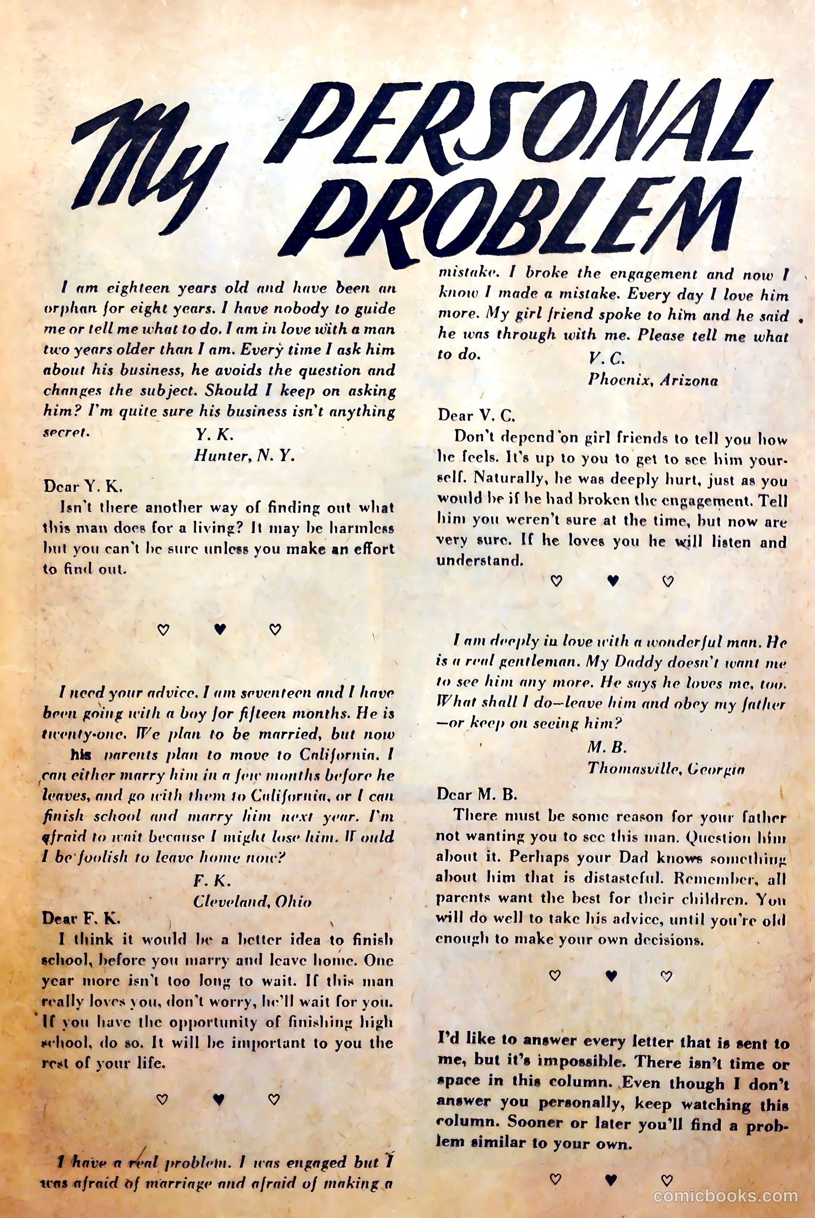 My Personal Problem #2 (1956) — page 13 of 37