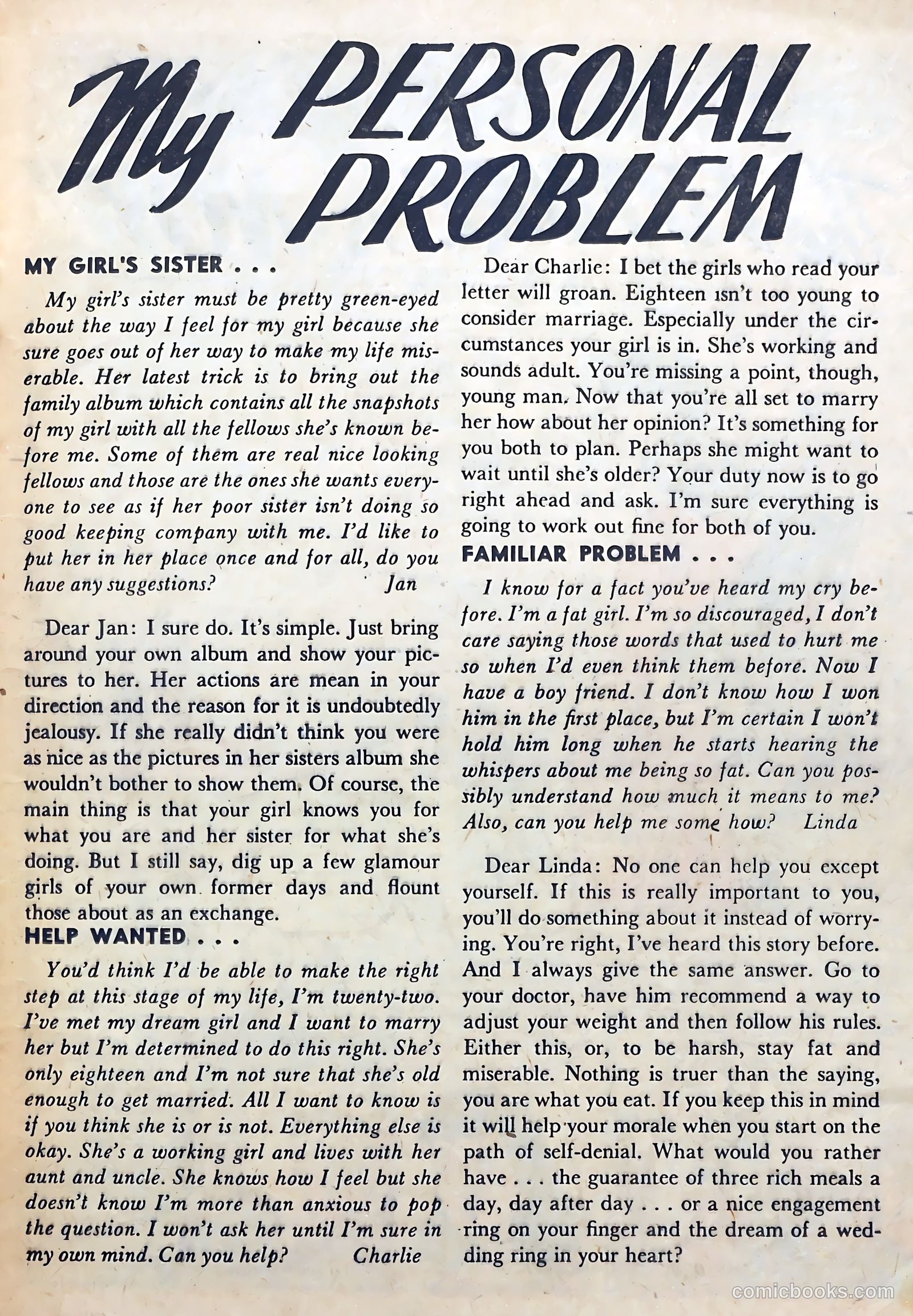My Personal Problem #3 (1956) — page 11 of 36