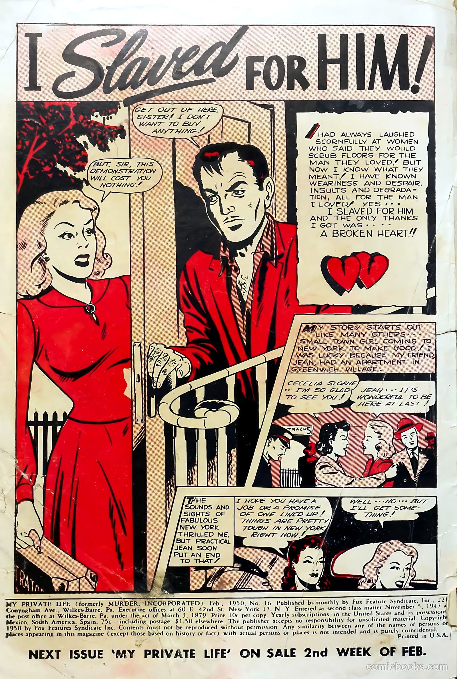 My Private Life #16 (1950) — page 2 of 37