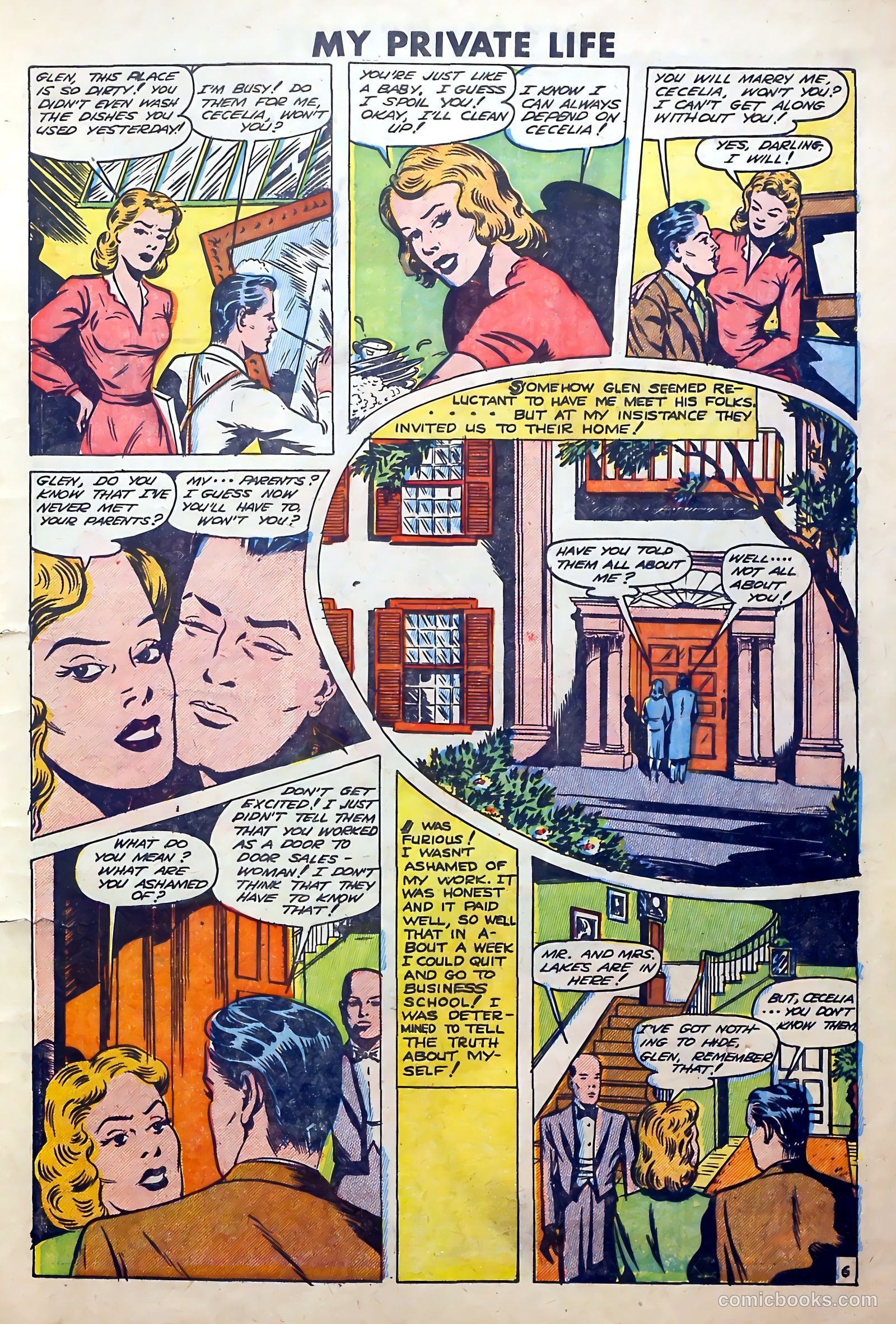 My Private Life #16 (1950) — page 7 of 37