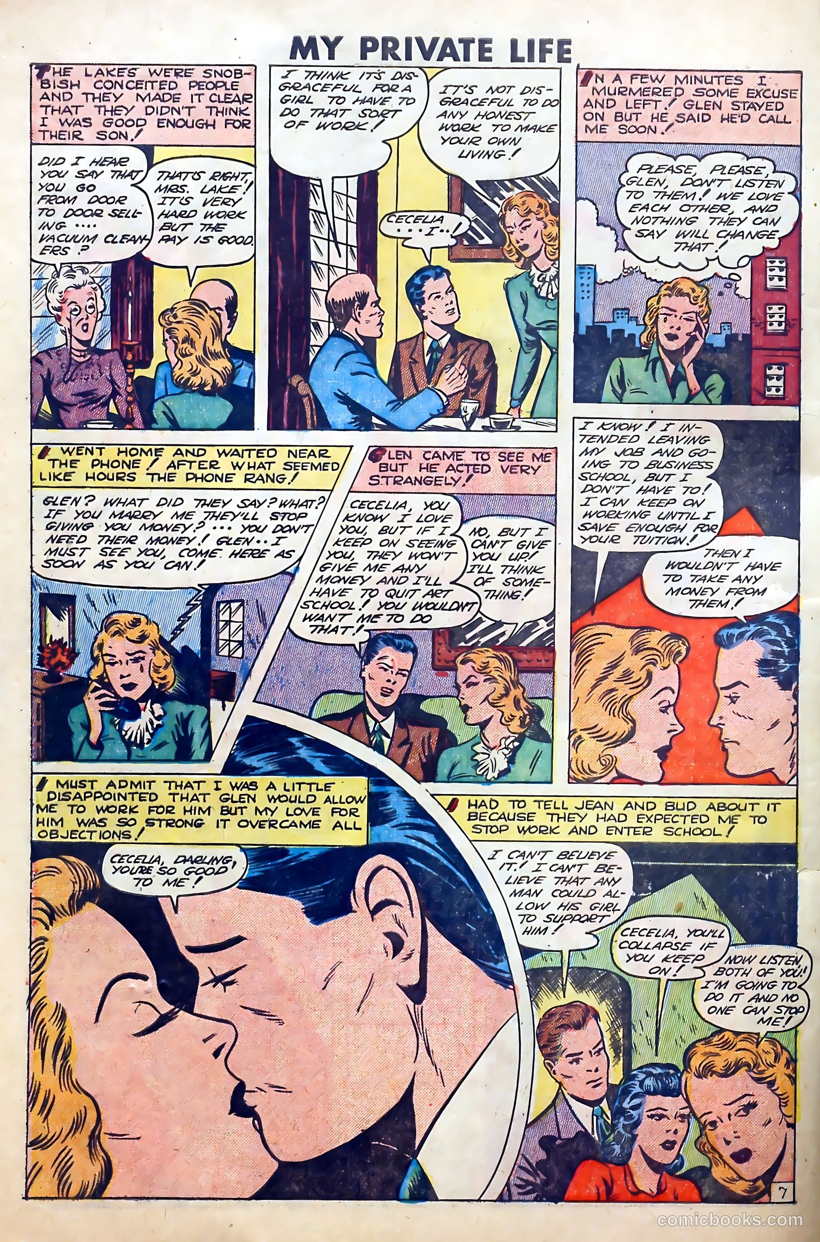 My Private Life #16 (1950) — page 8 of 37