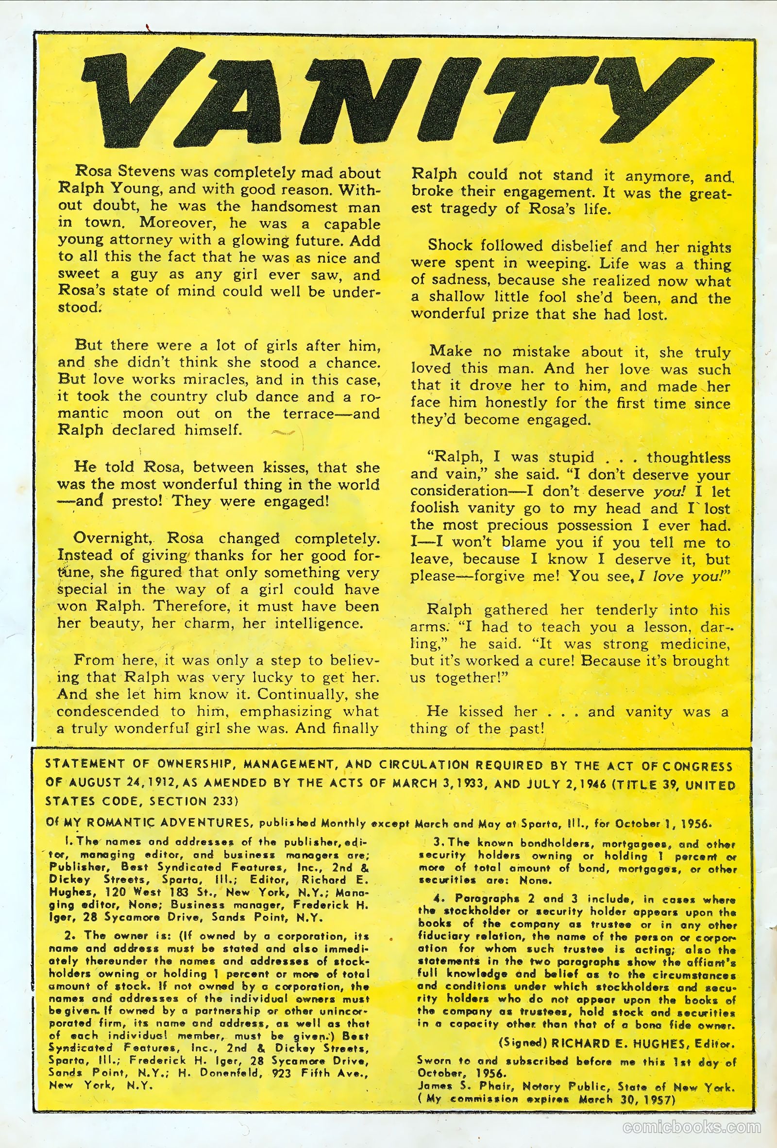 My Romantic Adventures #75 (1957) — page 22 of 36
