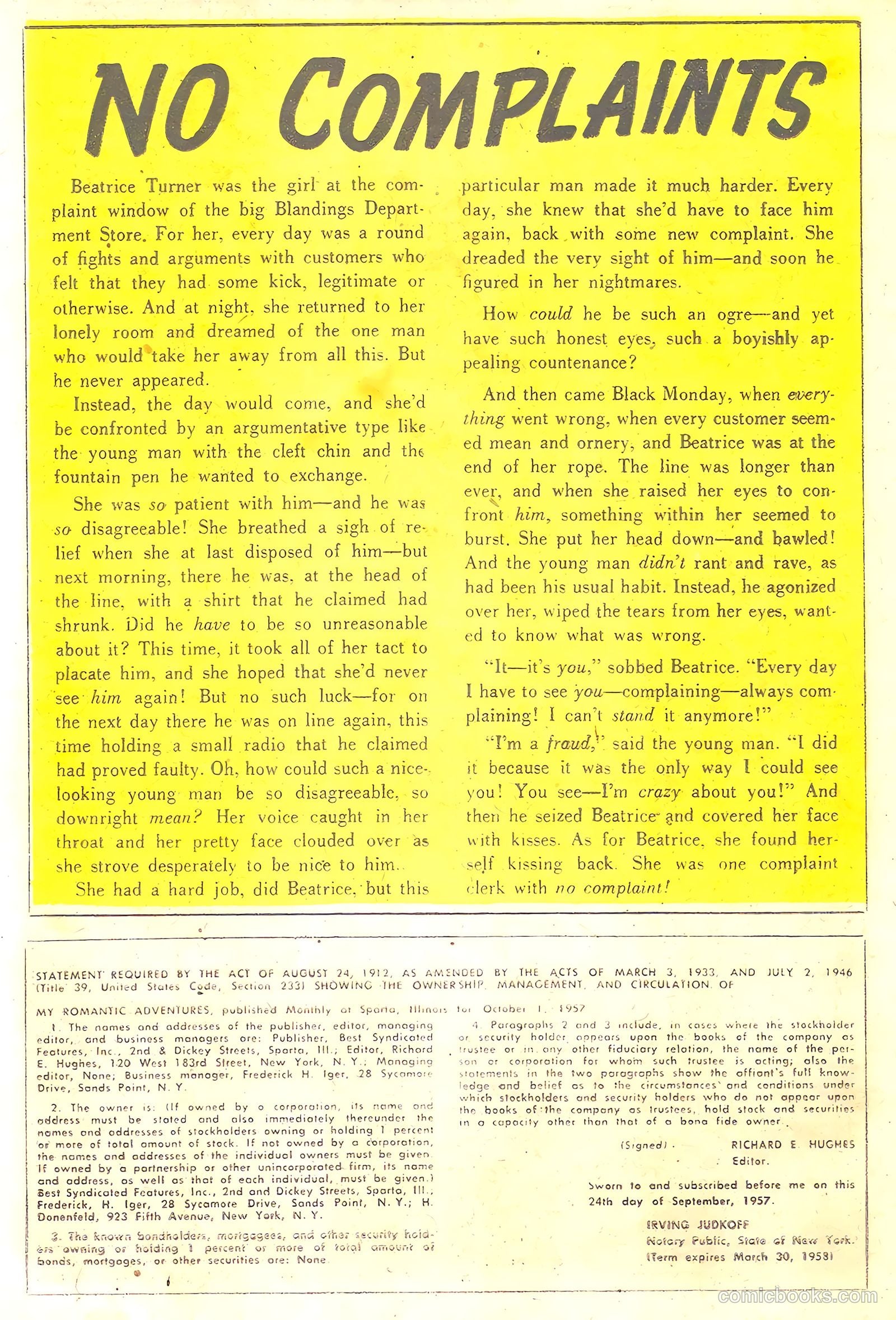 My Romantic Adventures #87 (1958) — page 26 of 36