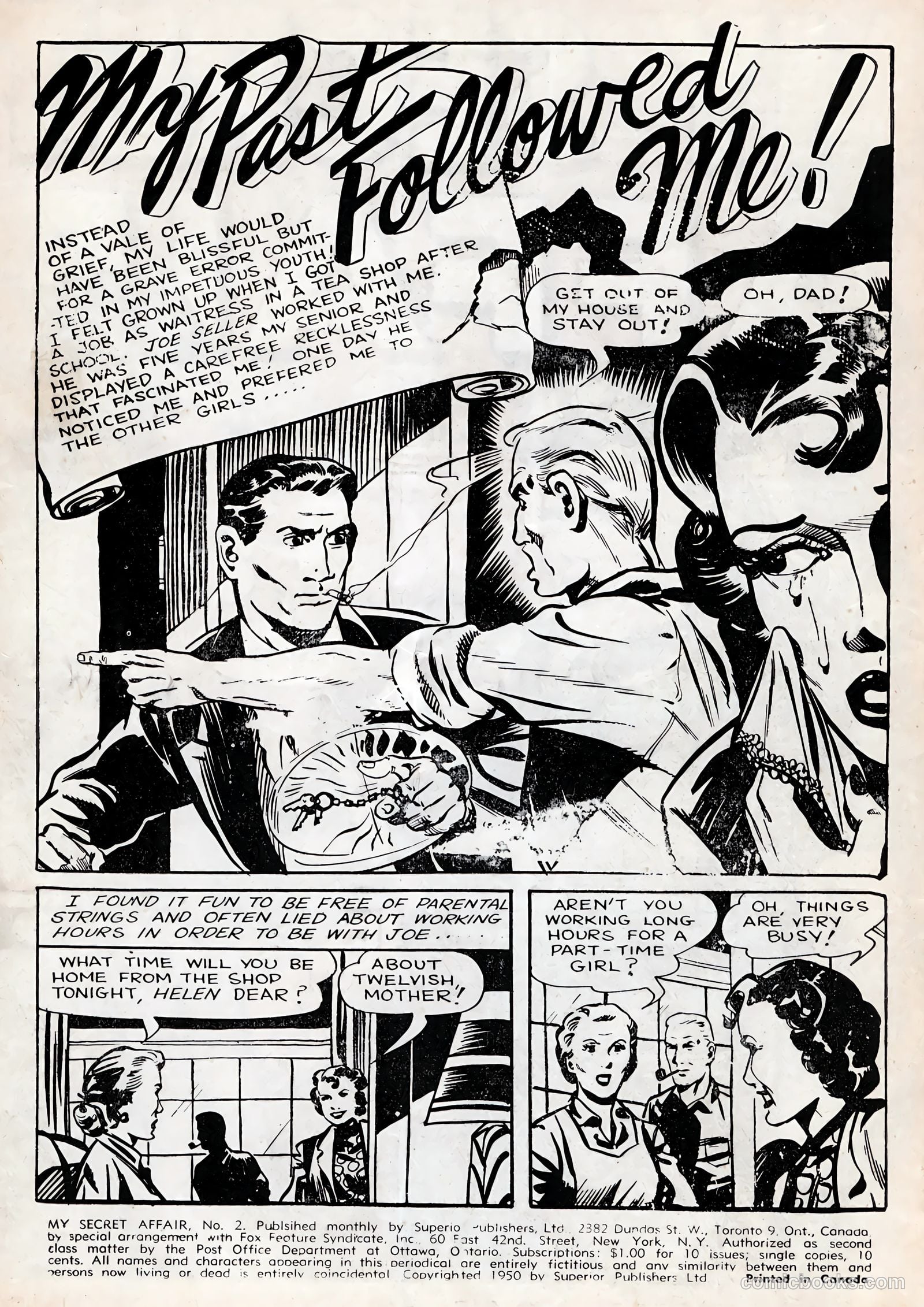 My Secret Affair #2 (1950) — page 2 of 36