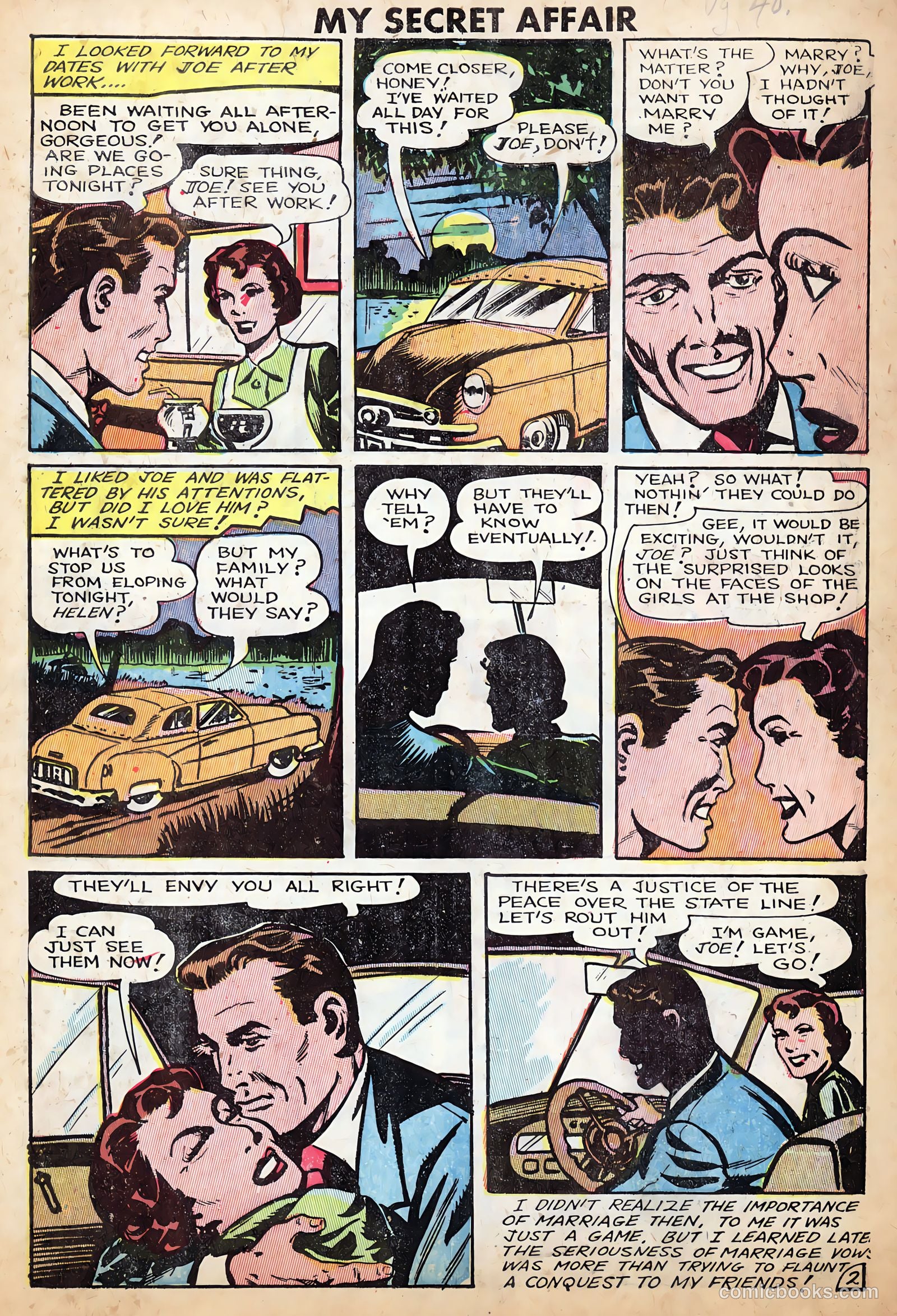 My Secret Affair #2 (1950) — page 3 of 36