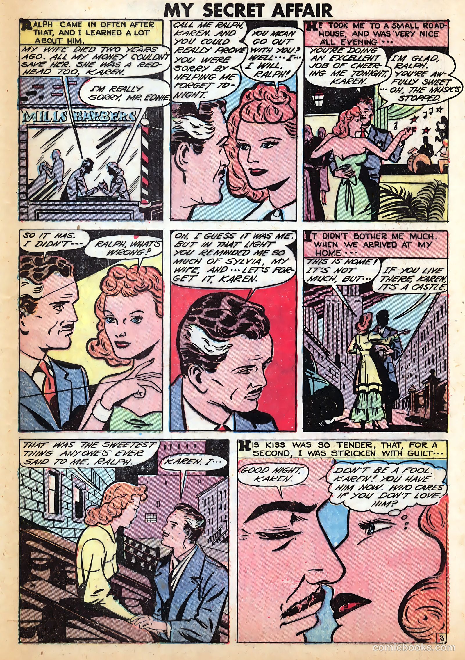 My Secret Affair #2 (1950) — page 25 of 36