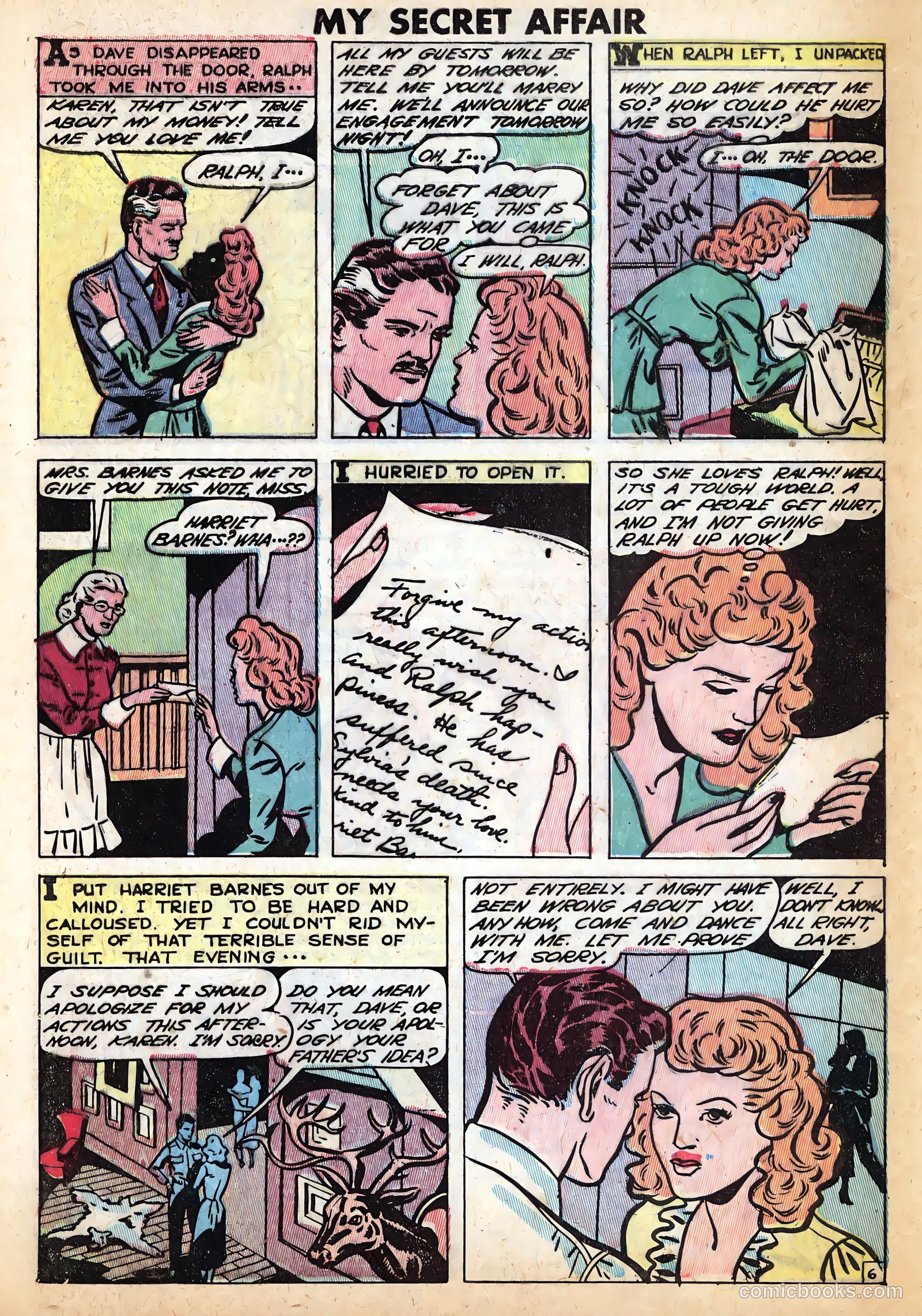 My Secret Affair #2 (1950) — page 28 of 36