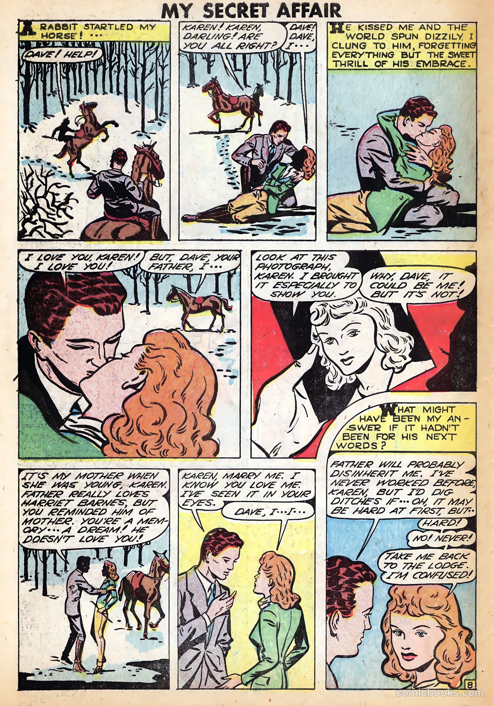 My Secret Affair #2 (1950) — page 30 of 36