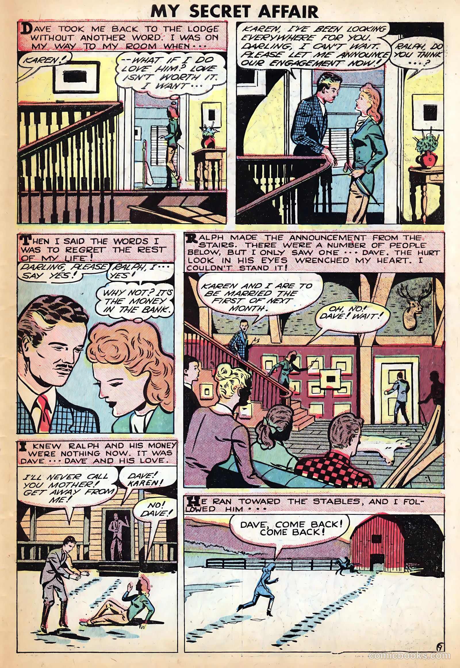 My Secret Affair #2 (1950) — page 31 of 36