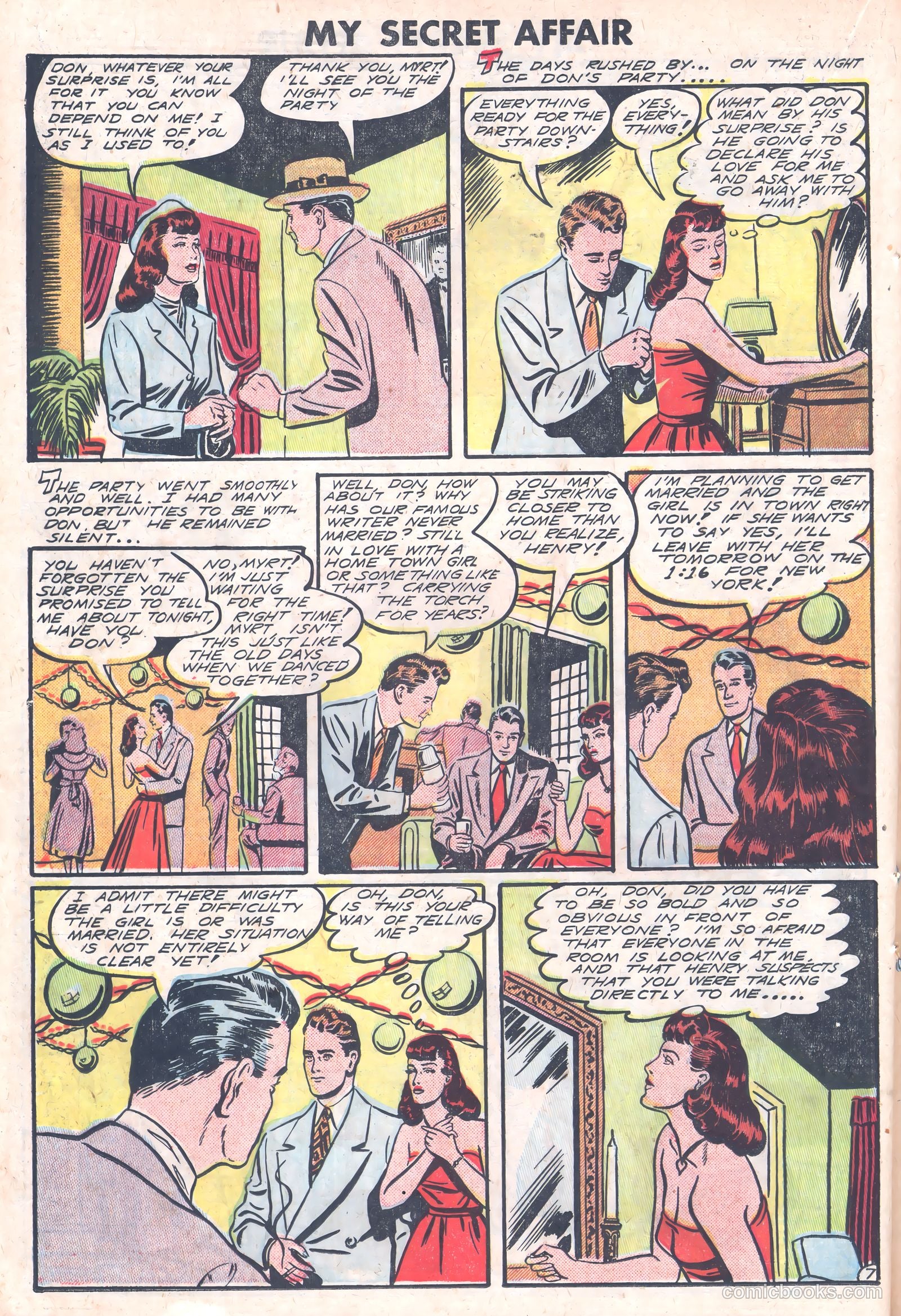 My Secret Affair #3 (1950) — page 17 of 35