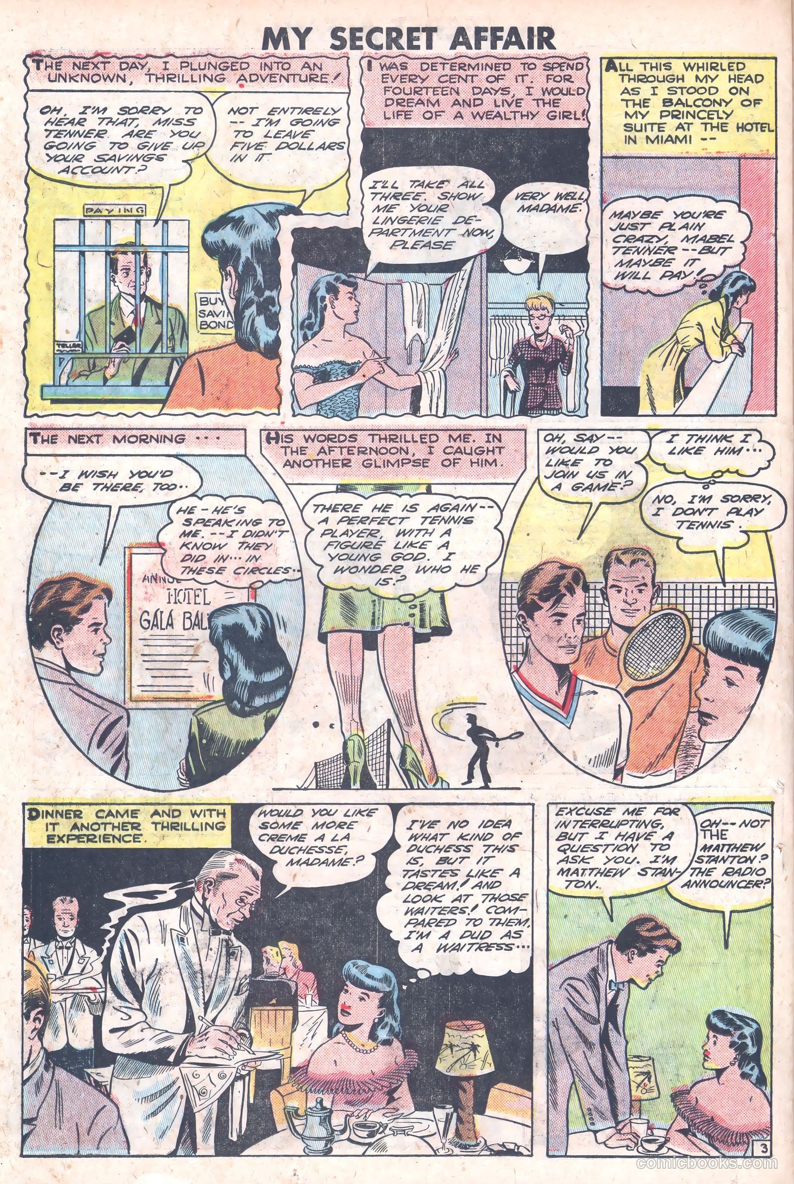 My Secret Affair #3 (1950) — page 25 of 35
