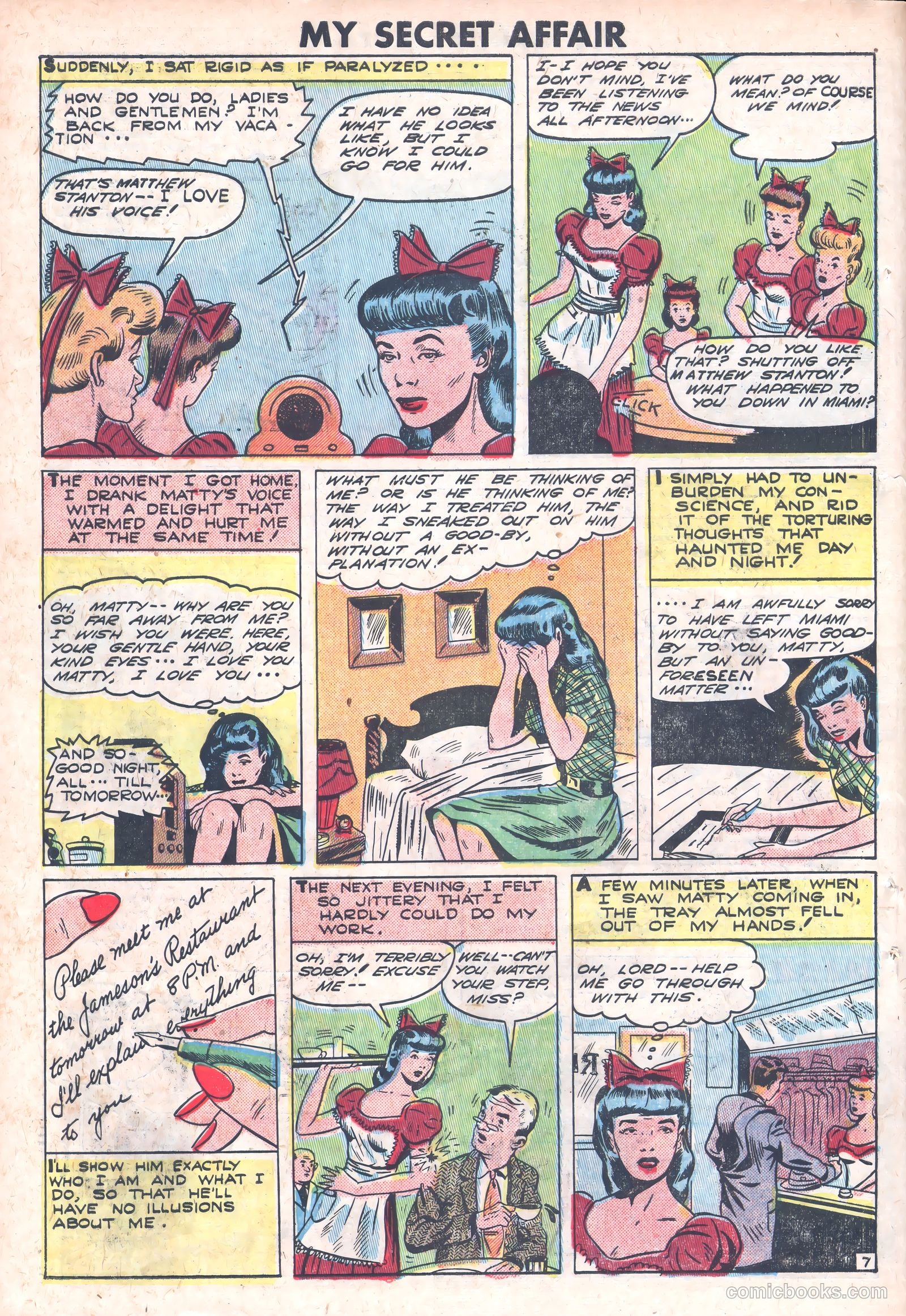 My Secret Affair #3 (1950) — page 29 of 35