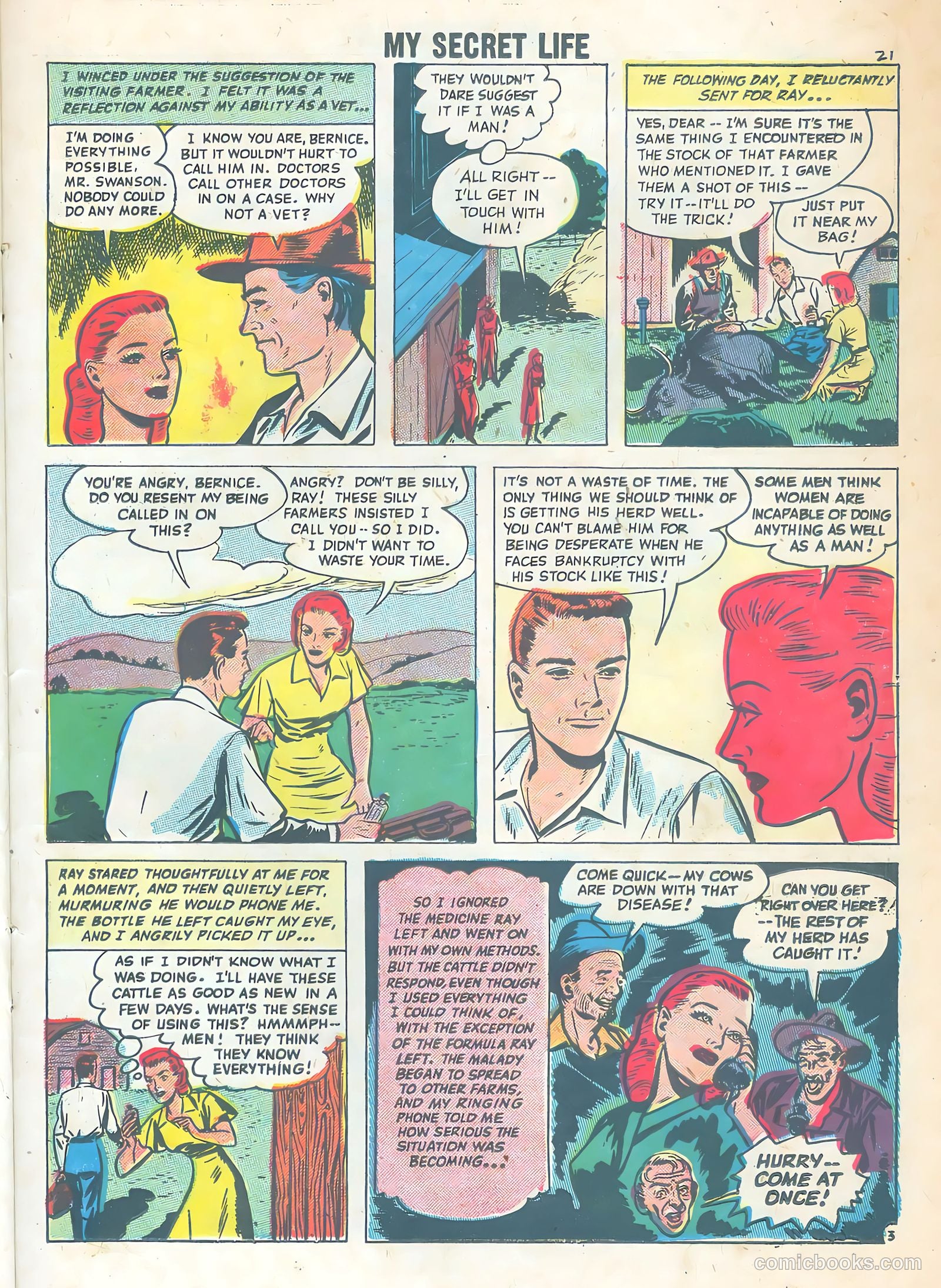 My Secret Life #19 (1957) — page 23 of 36