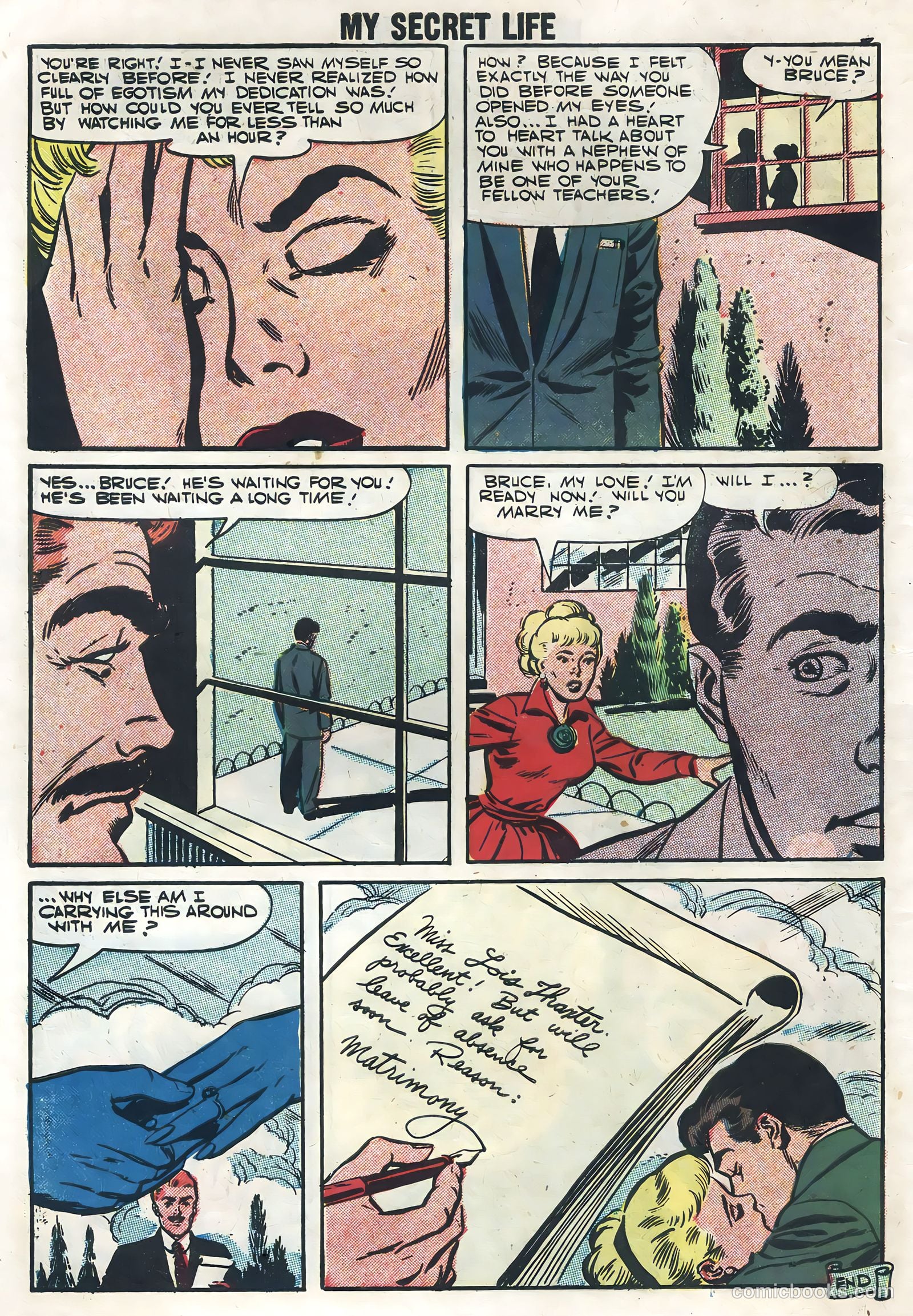 My Secret Life #20 (1957) — page 10 of 36
