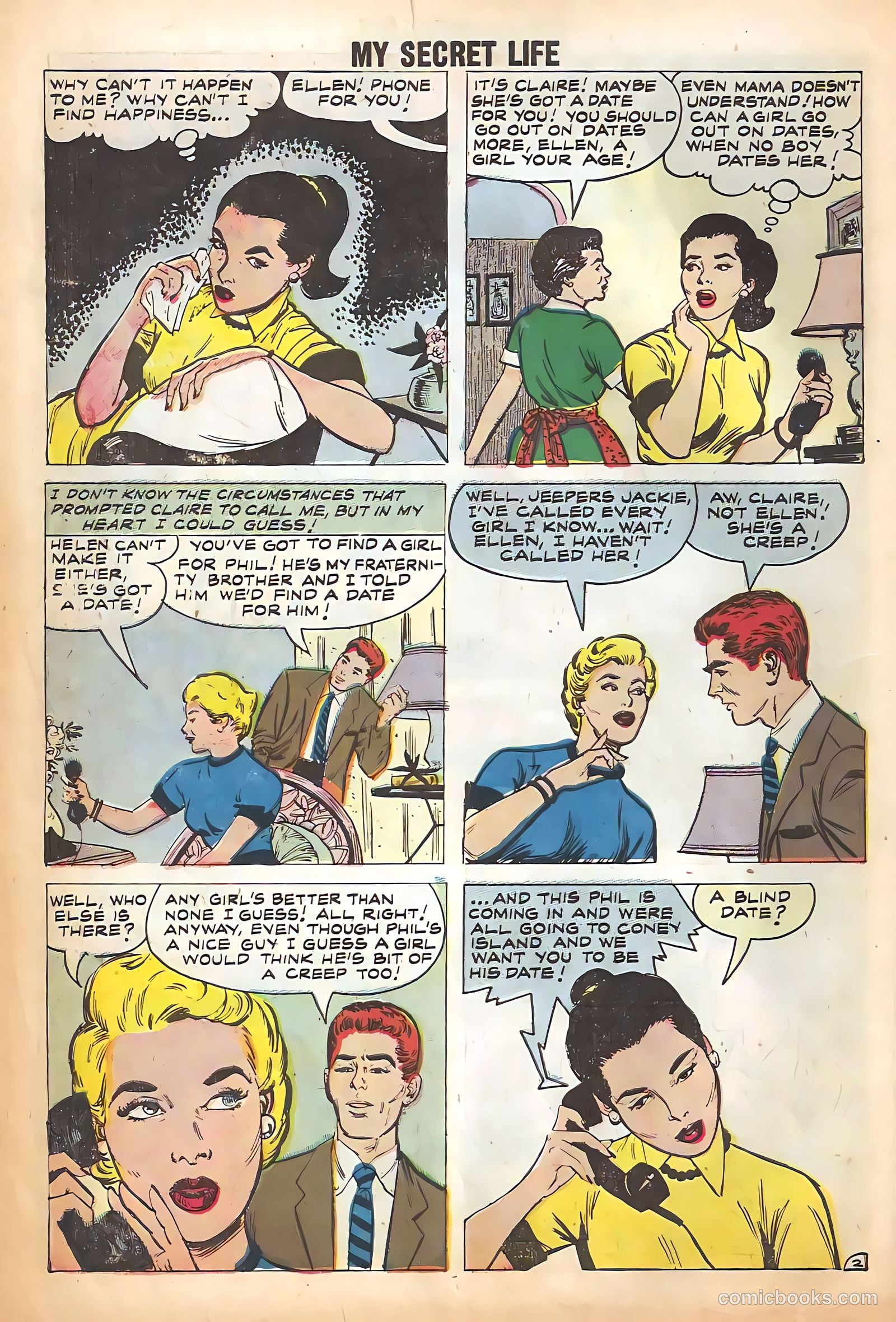 My Secret Life #24 (1958) — page 10 of 36