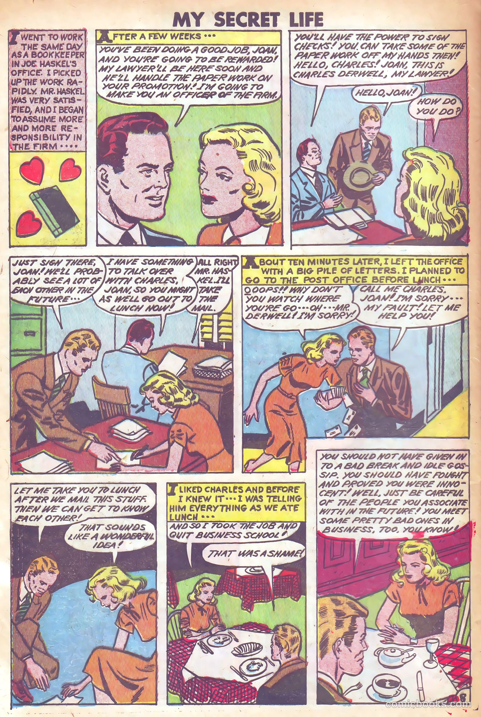 My Secret Life #25 (1958) — page 30 of 36