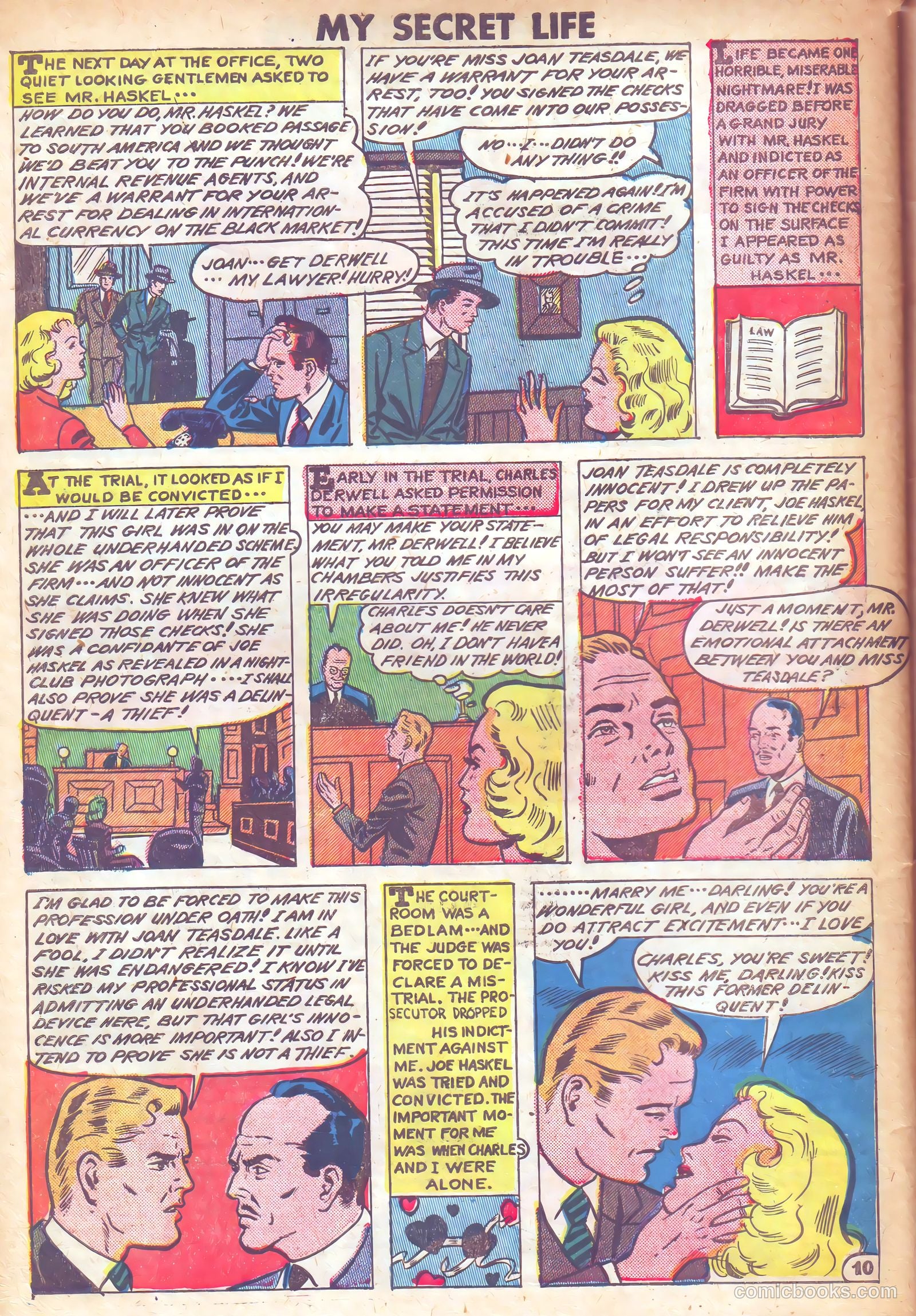My Secret Life #25 (1958) — page 32 of 36