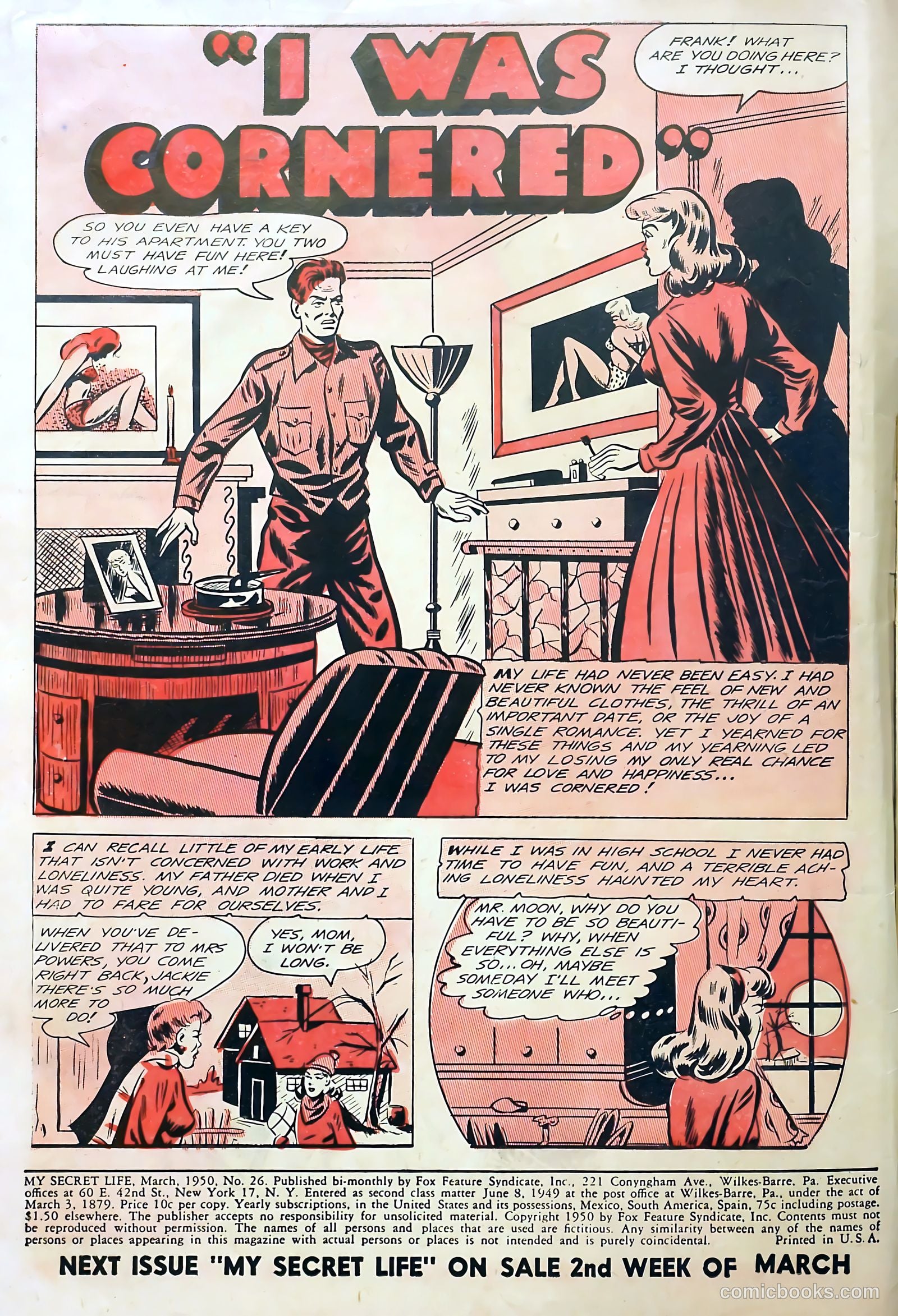 My Secret Life #26 (1950) — page 2 of 36