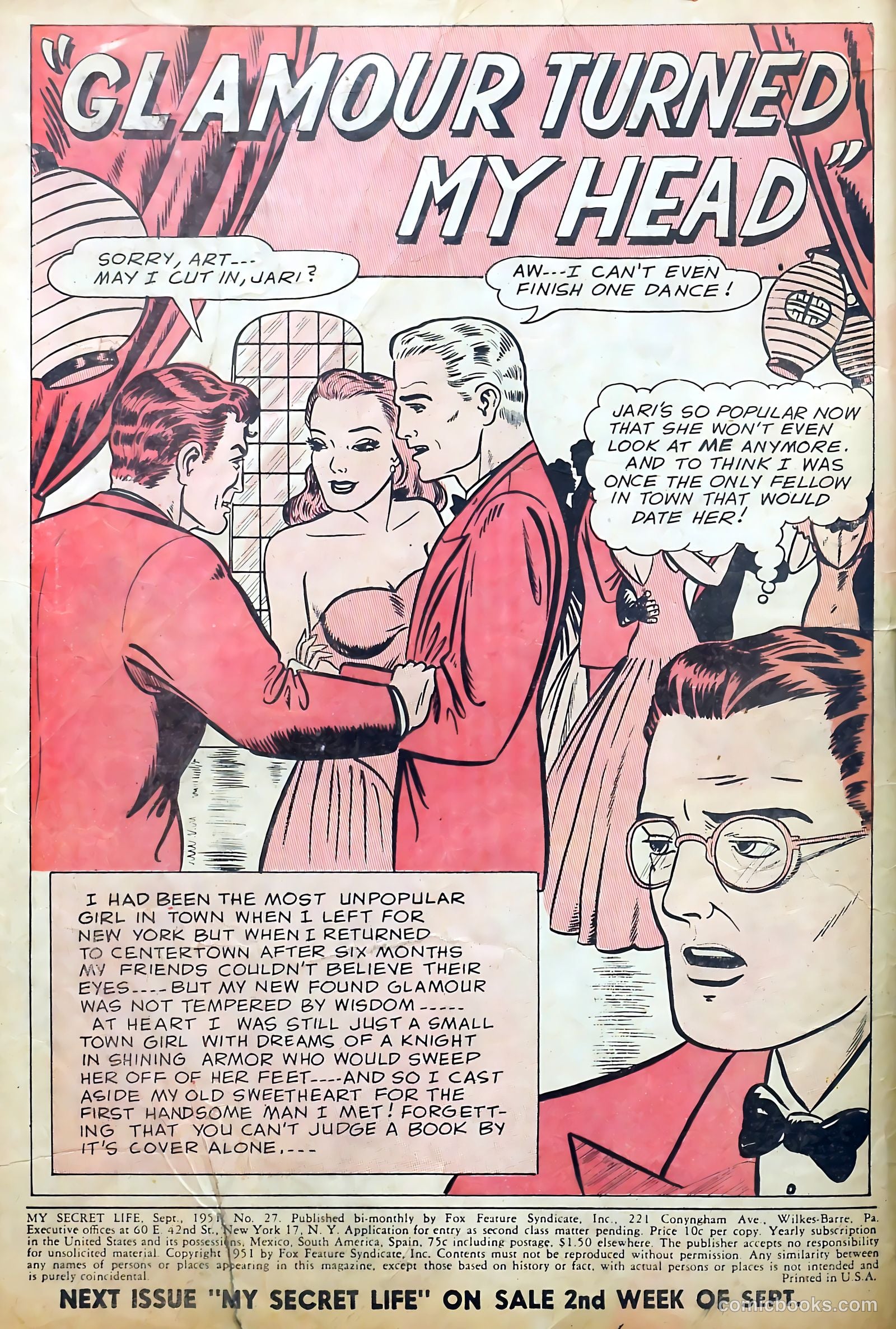 My Secret Life #27 (1951) — page 2 of 34
