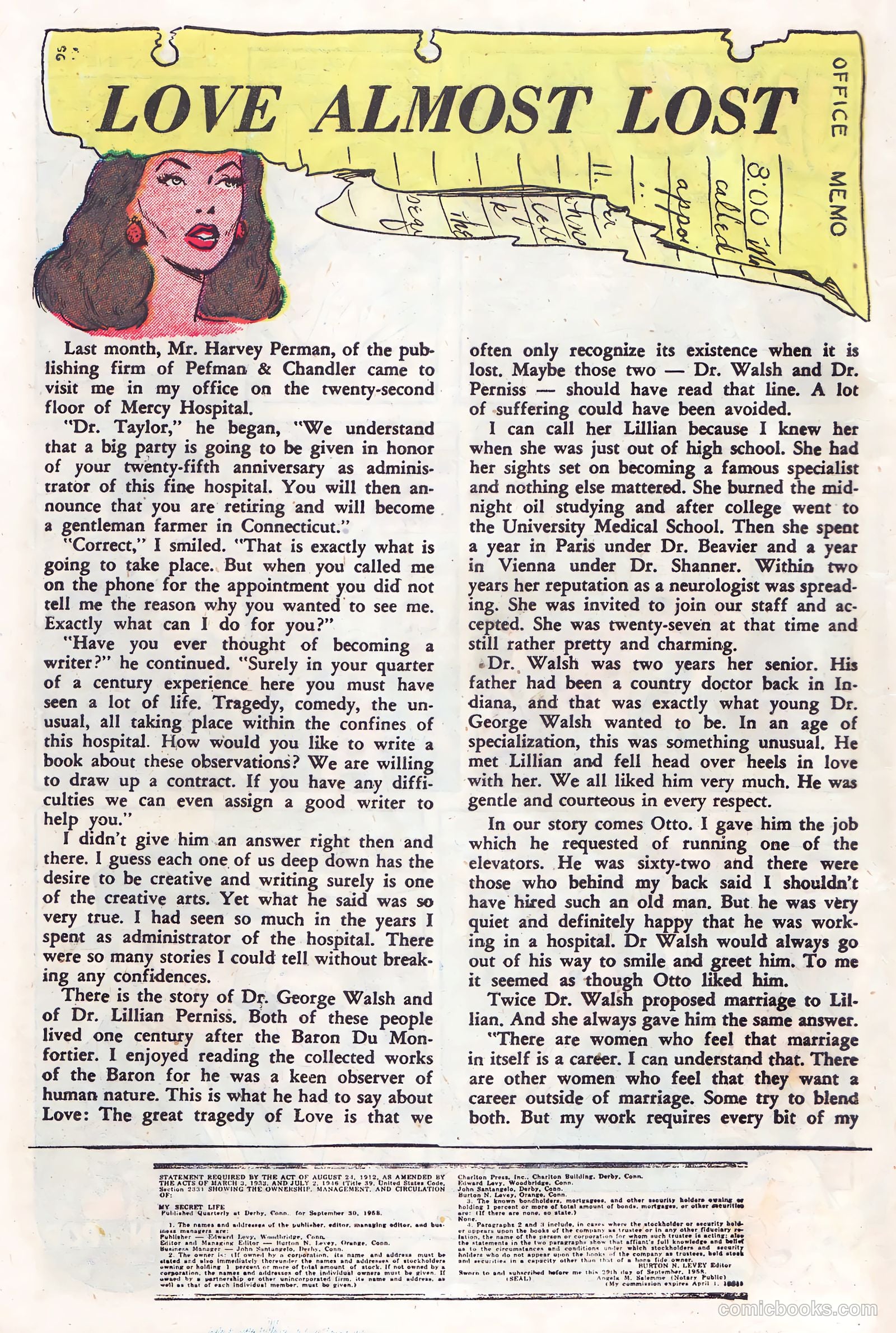 My Secret Life #28 (1959) — page 10 of 36