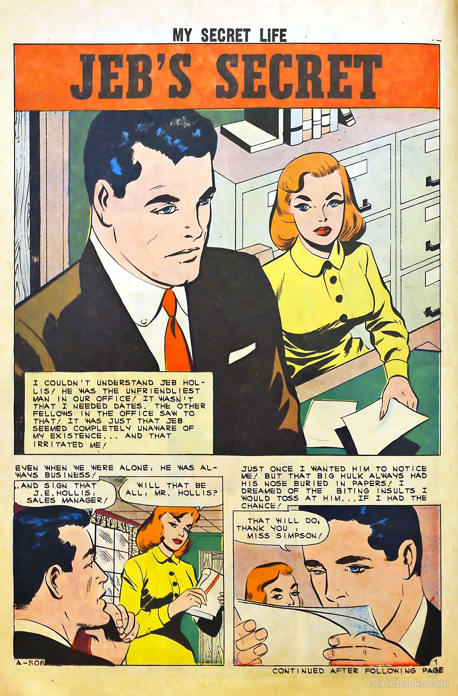 My Secret Life #42 (1961) — page 14 of 36