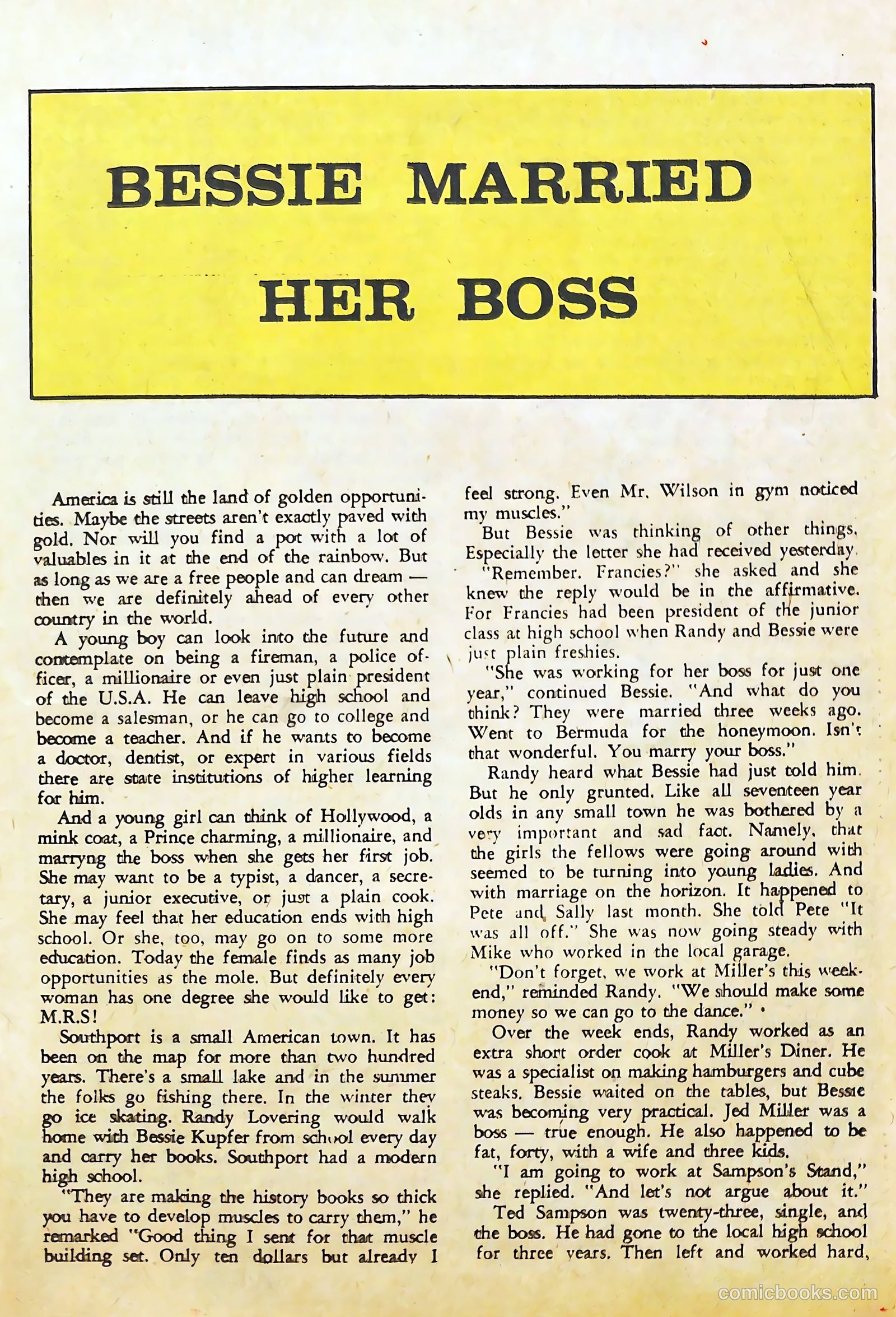 My Secret Life #42 (1961) — page 23 of 36