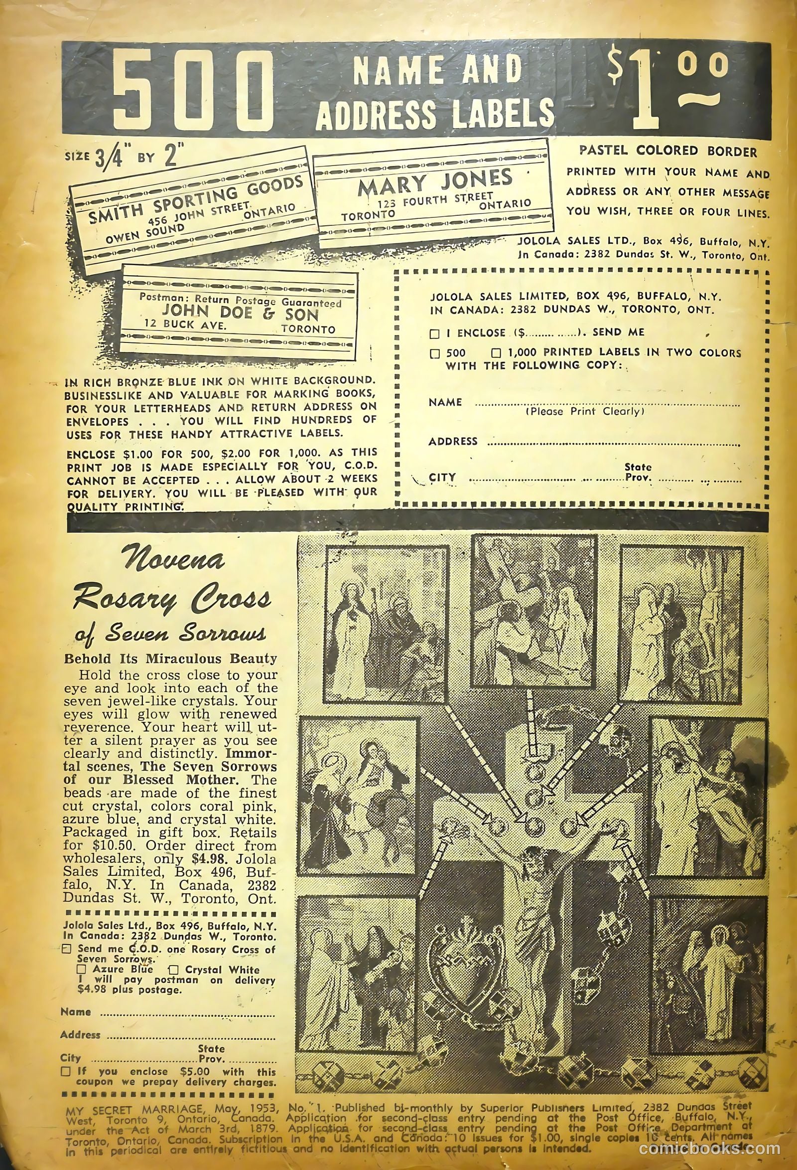 My Secret Marriage #1 (1953) — page 2 of 36